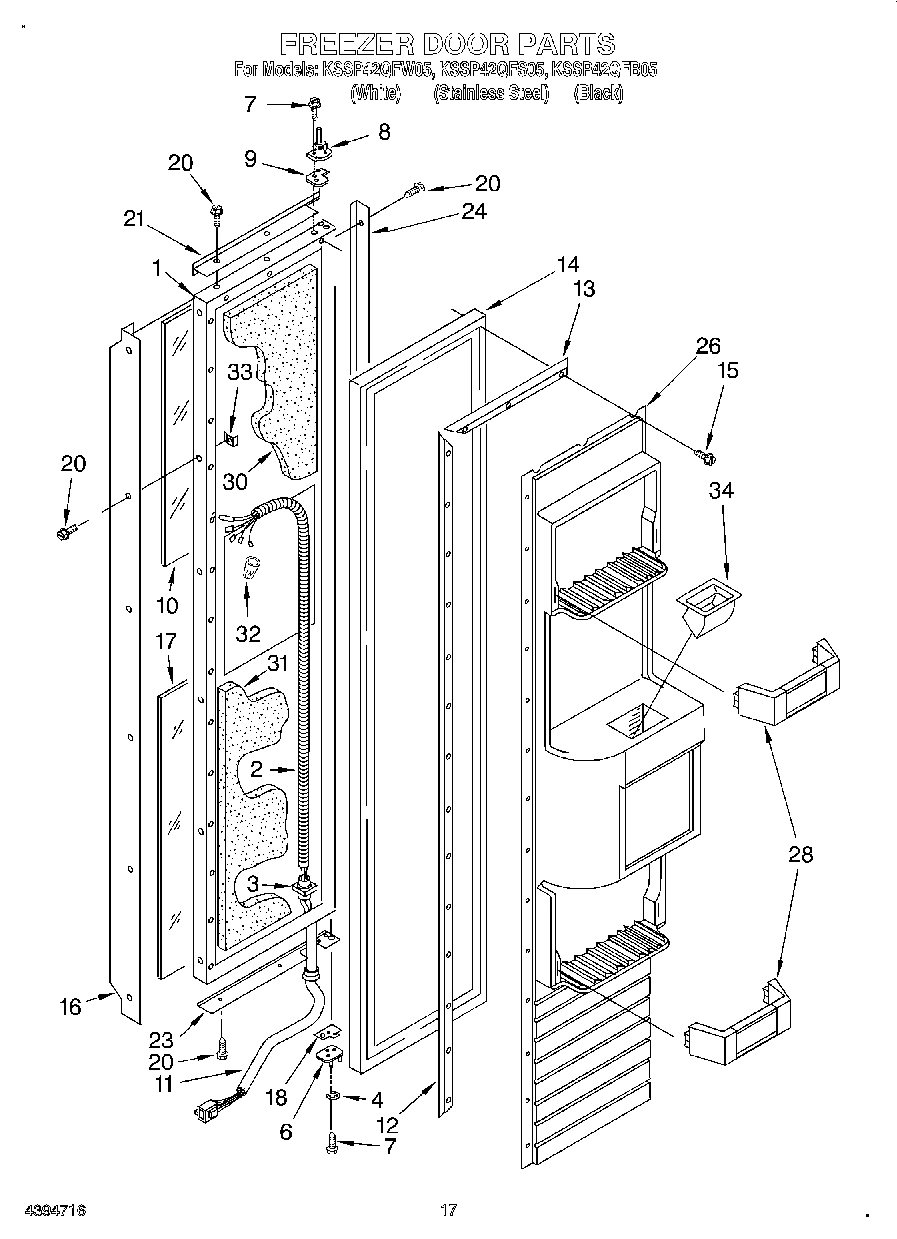 12 - FREEZER DOOR