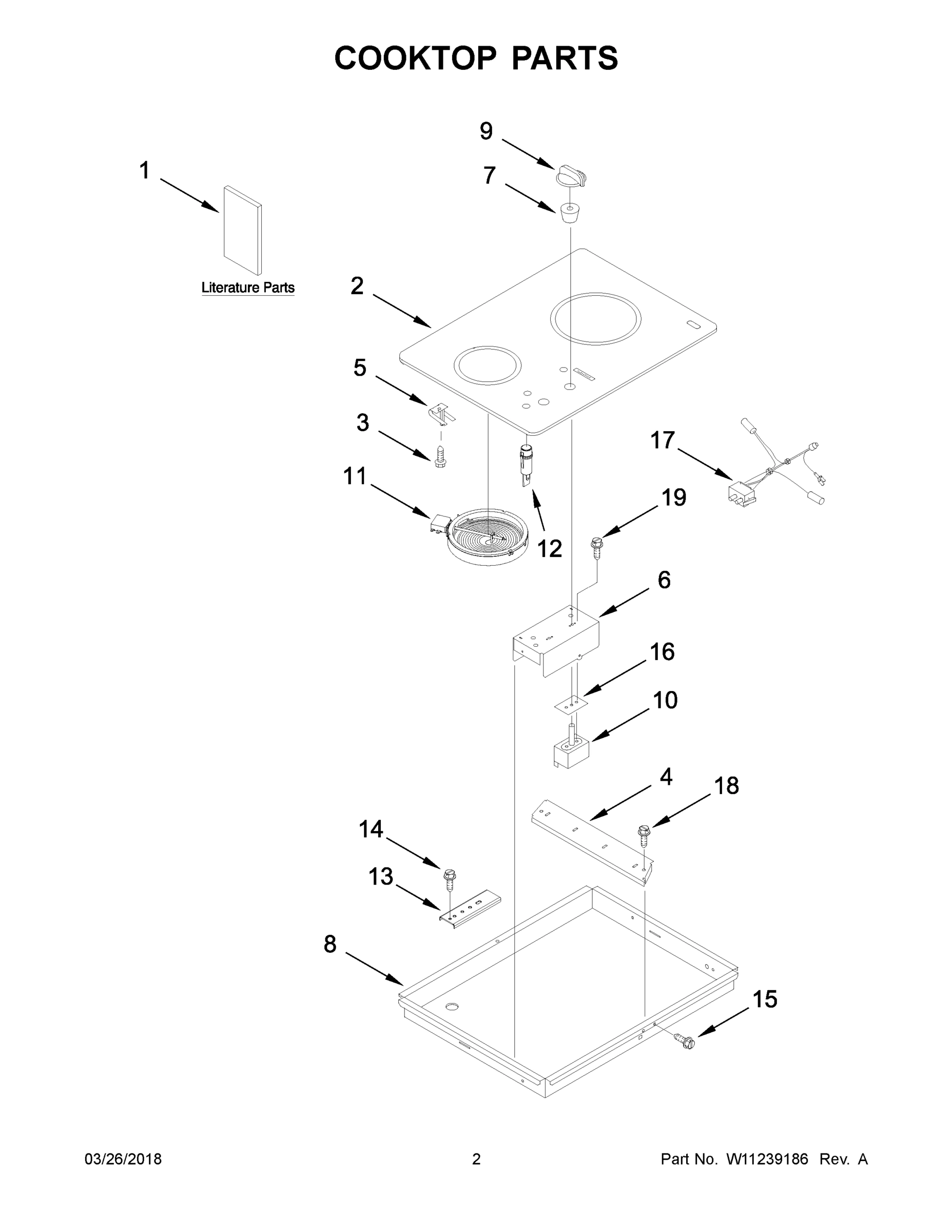 02 - COOKTOP PARTS