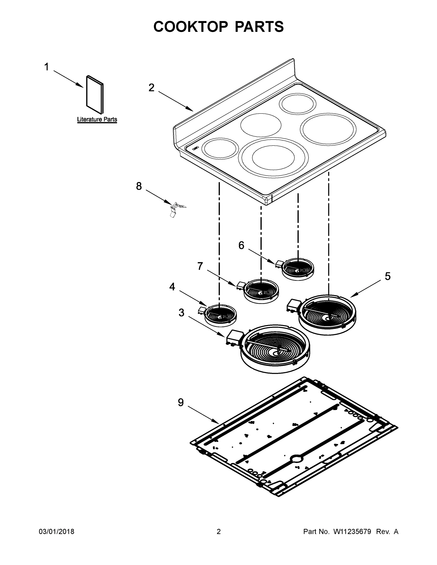 02 - COOKTOP PARTS