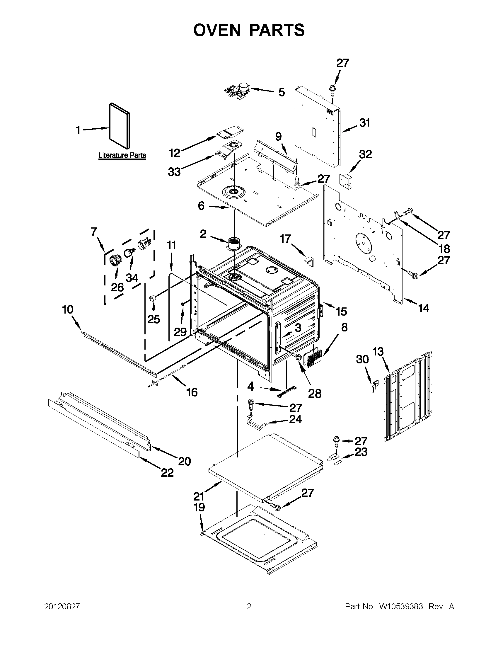 01 - OVEN PARTS