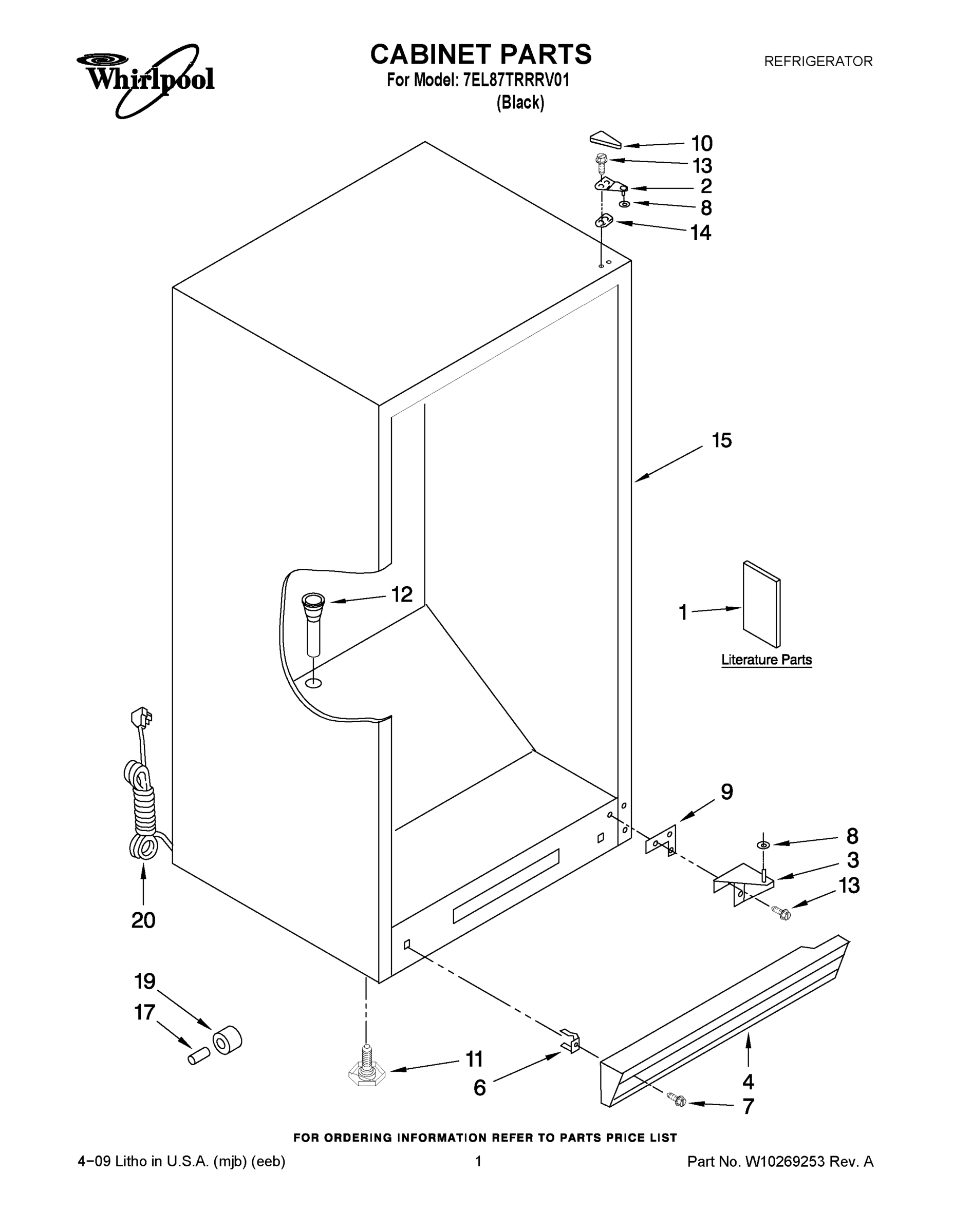 01 - CABINET PARTS