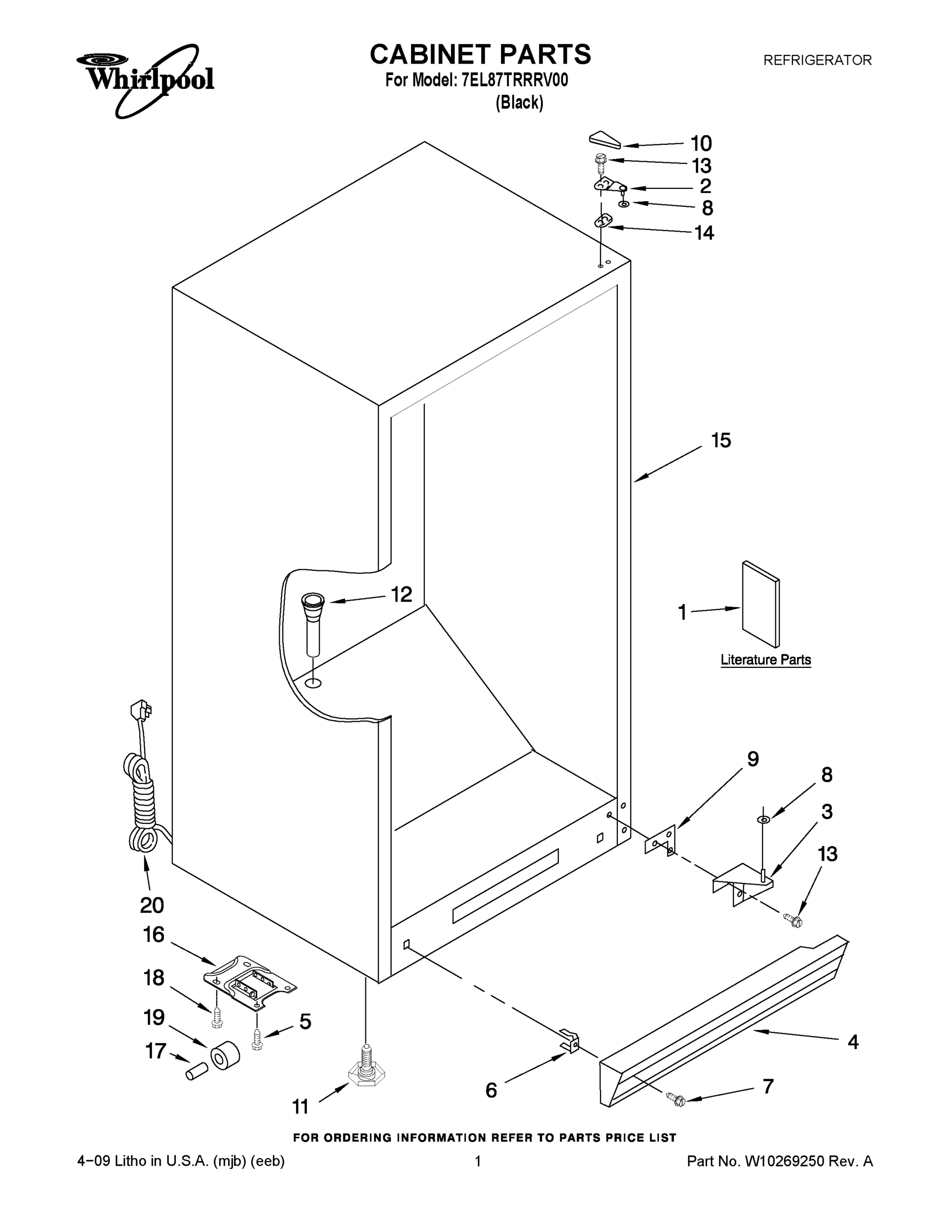 01 - CABINET PARTS