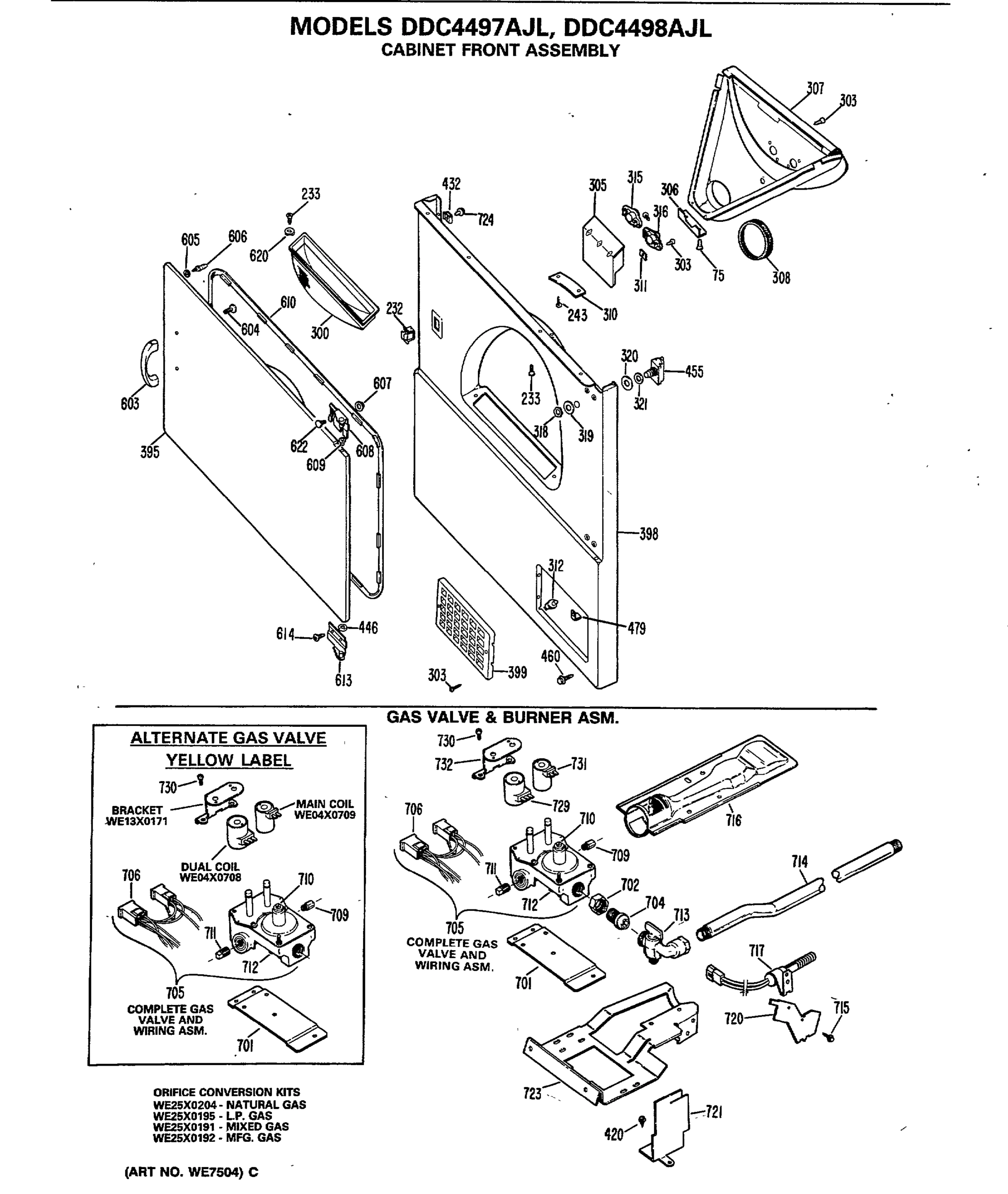 CABINET FRONT ASSEMBLY