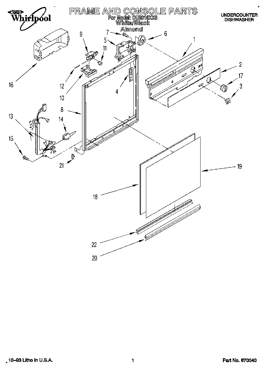01 - FRAME AND CONSOLE