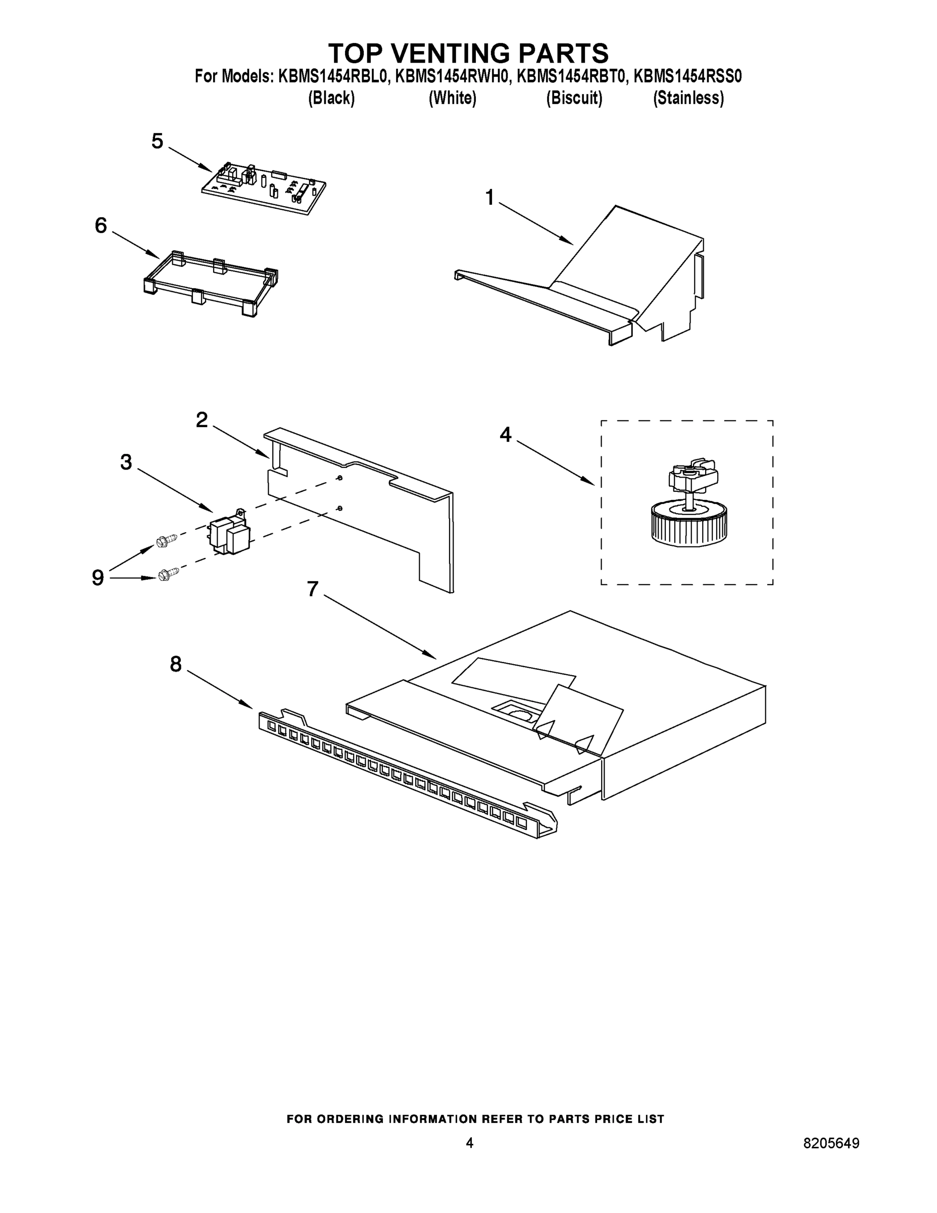 04 - TOP VENTING PARTS