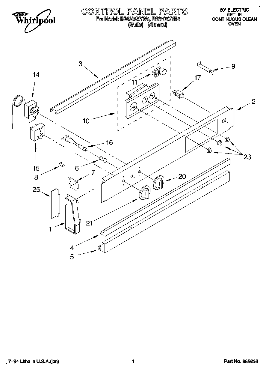 01 - CONTROL PANEL, LITERATURE