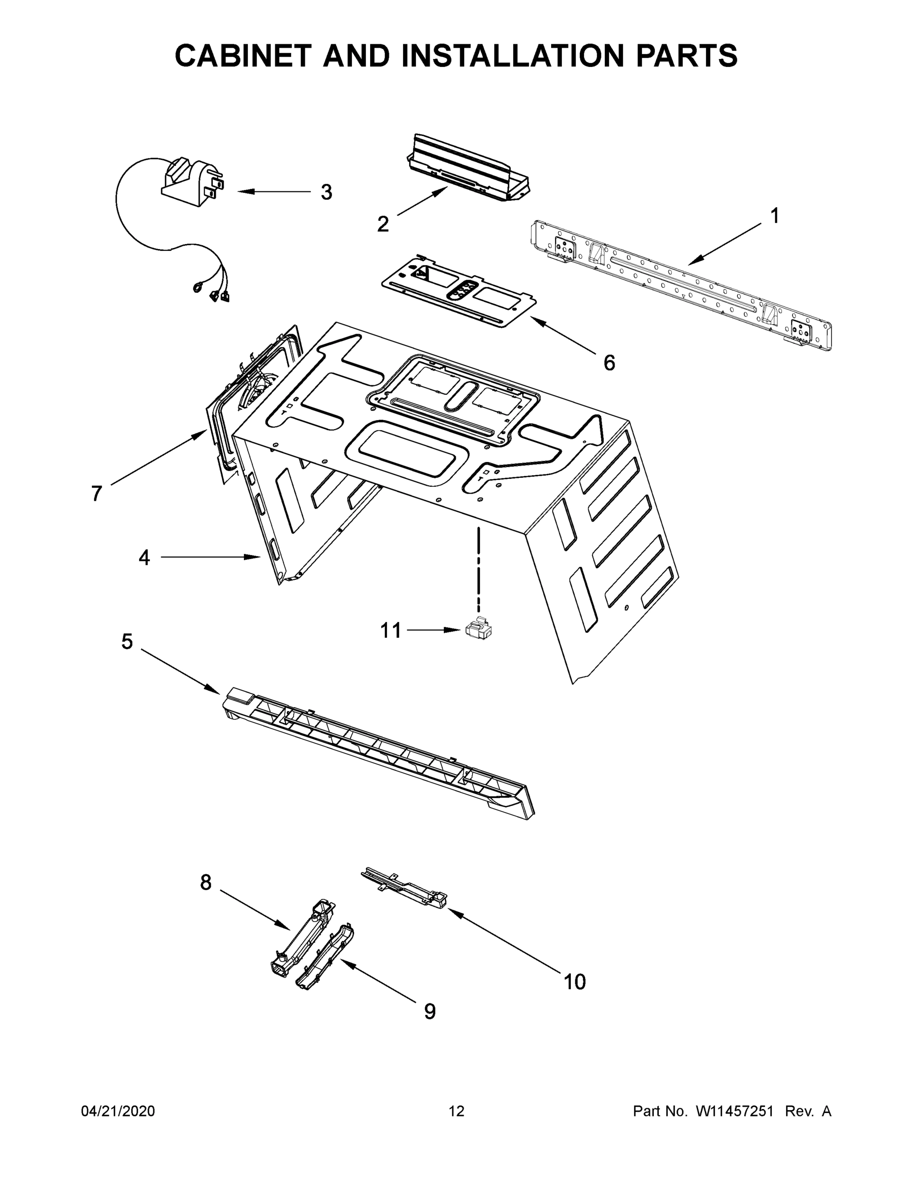 07 - CABINET AND INSTALLATION PARTS