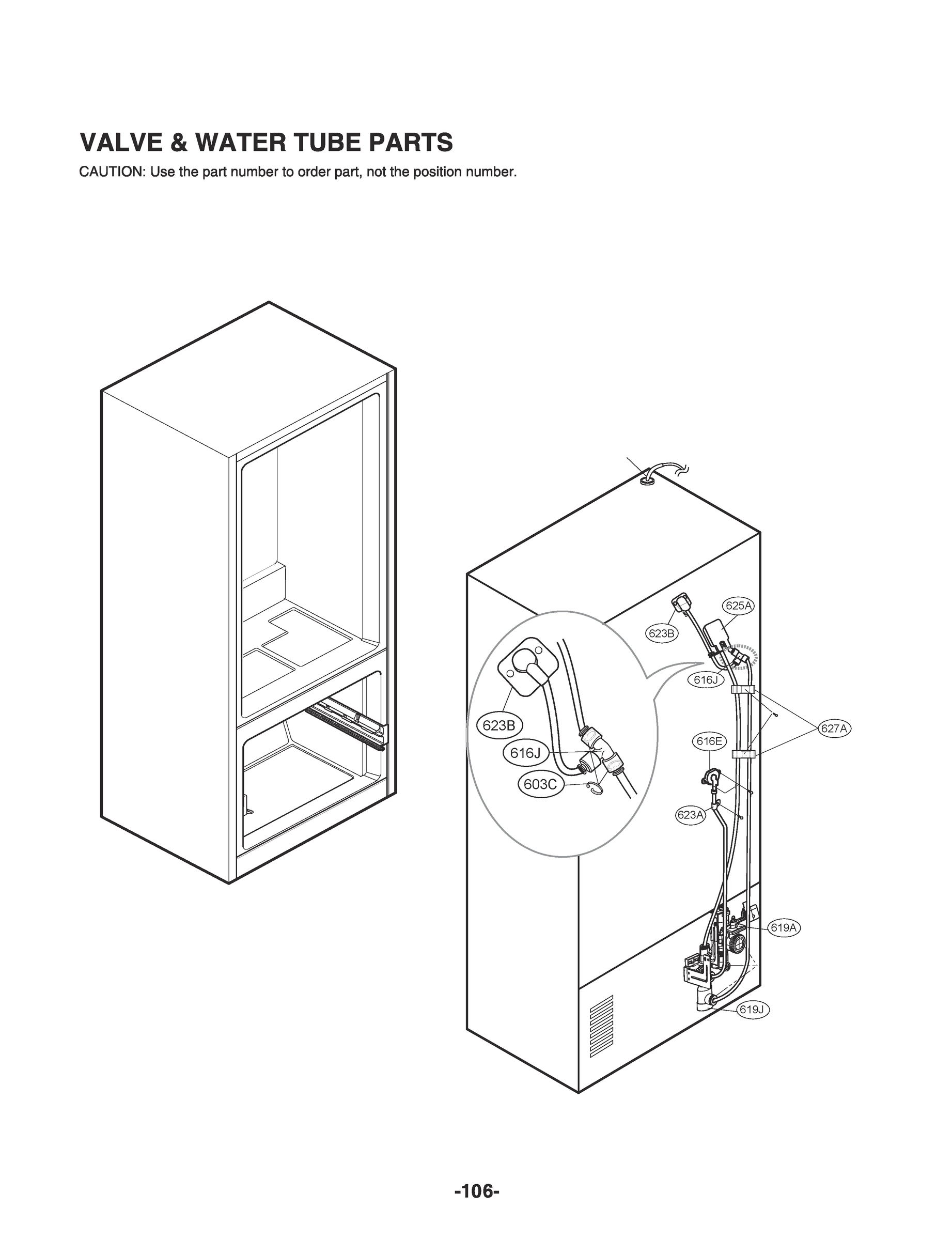 VALVE & WATER TUBE PARTS