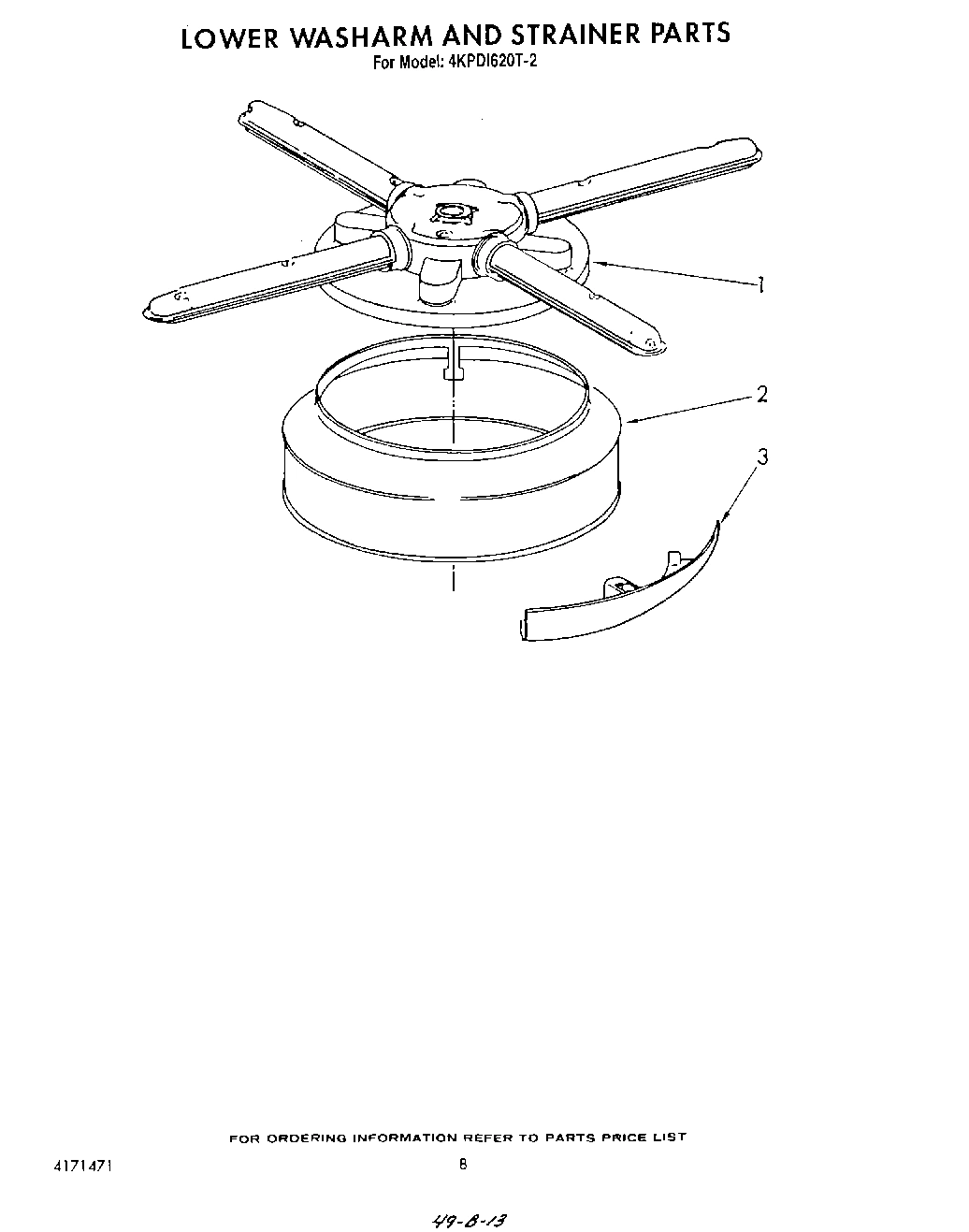 06 - LOWER WASHARM AND STRAINER