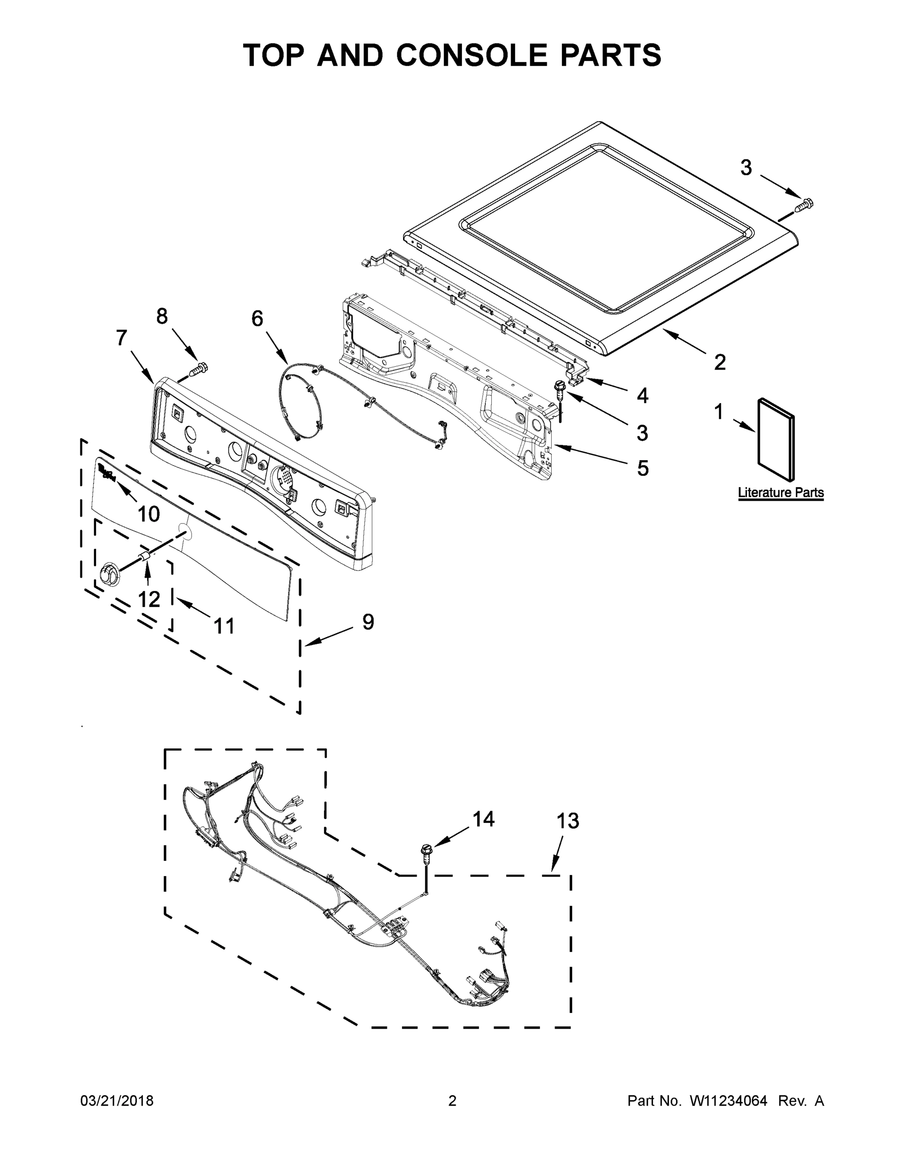 02 - TOP AND CONSOLE PARTS