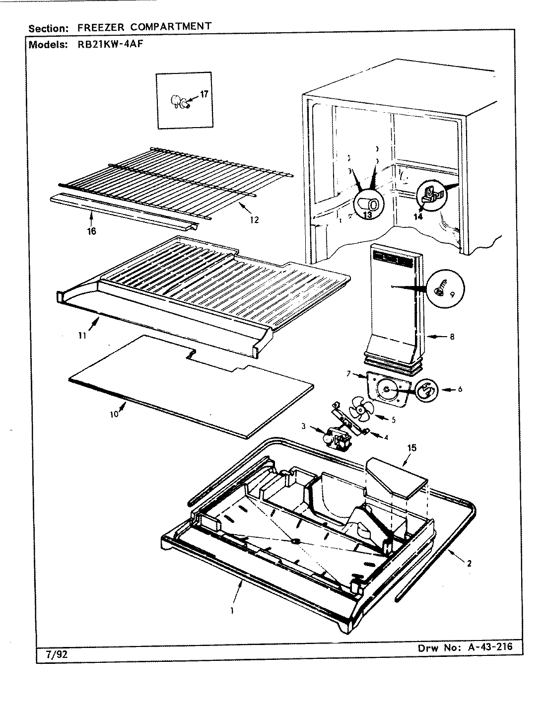 02 - FREEZER COMPARTMENT