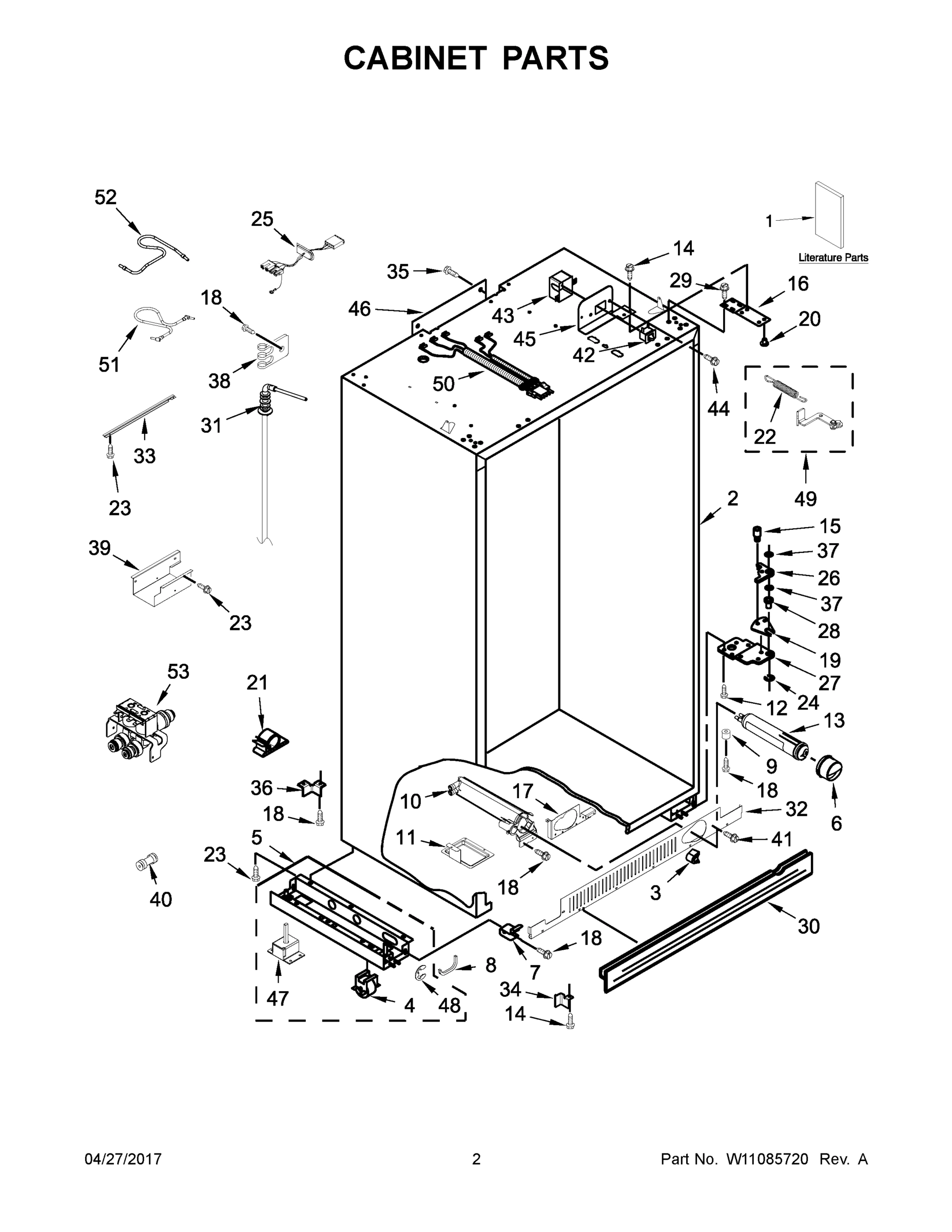 02 - CABINET PARTS