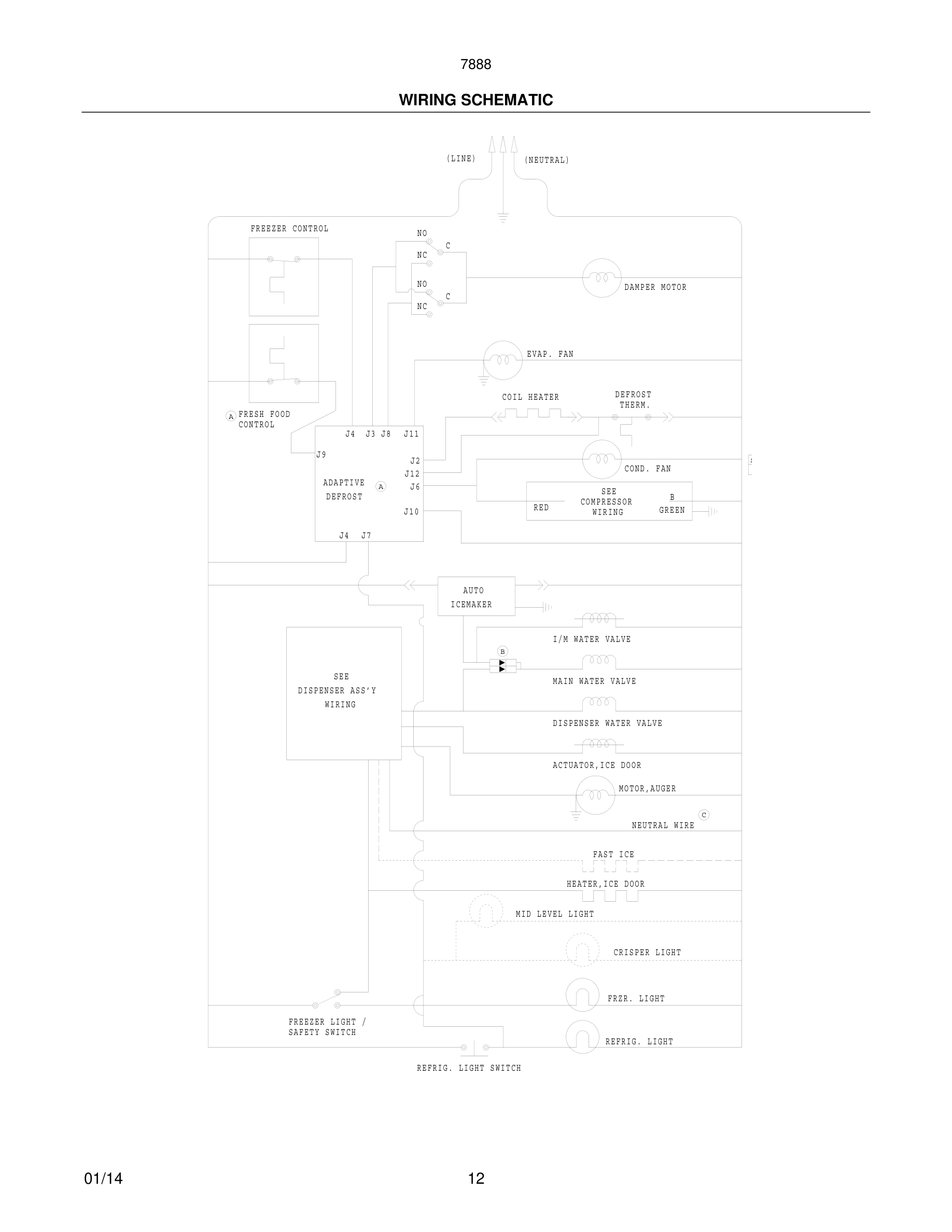 12 - WIRING SCHEMATIC