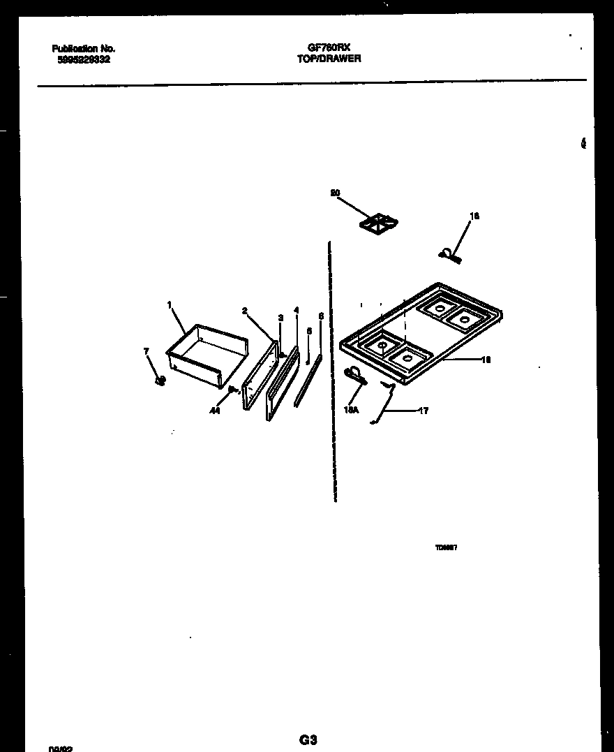 06 - COOKTOP AND DRAWER PARTS