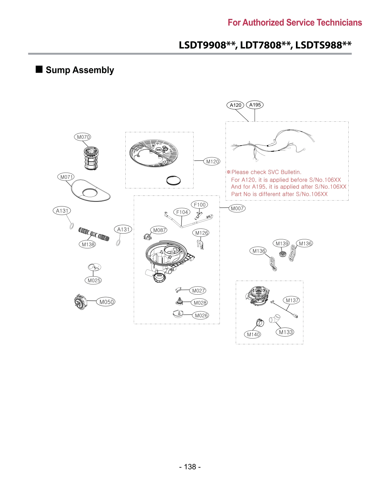 SUMP ASSEMBLY