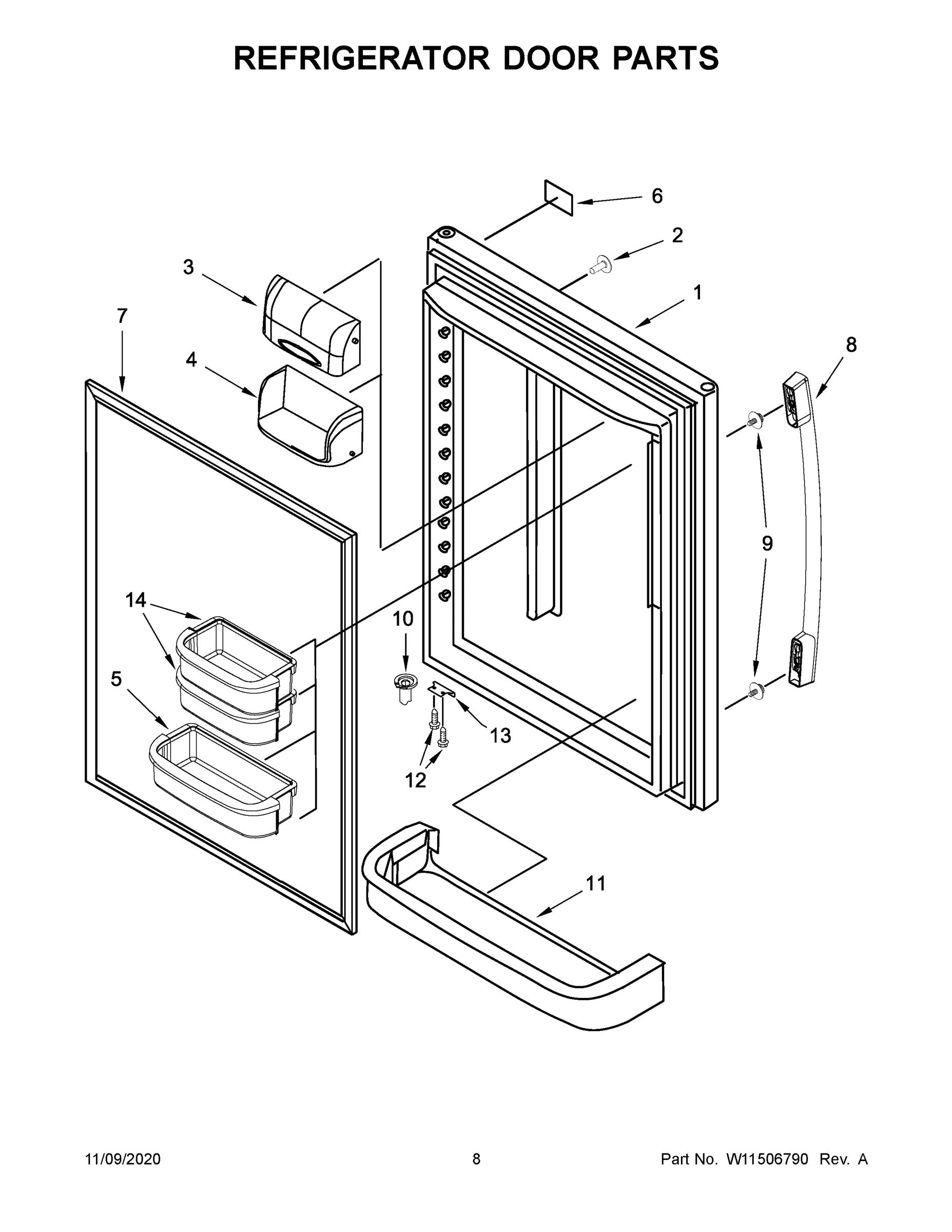 05 - REFRIGERATOR DOOR PARTS
