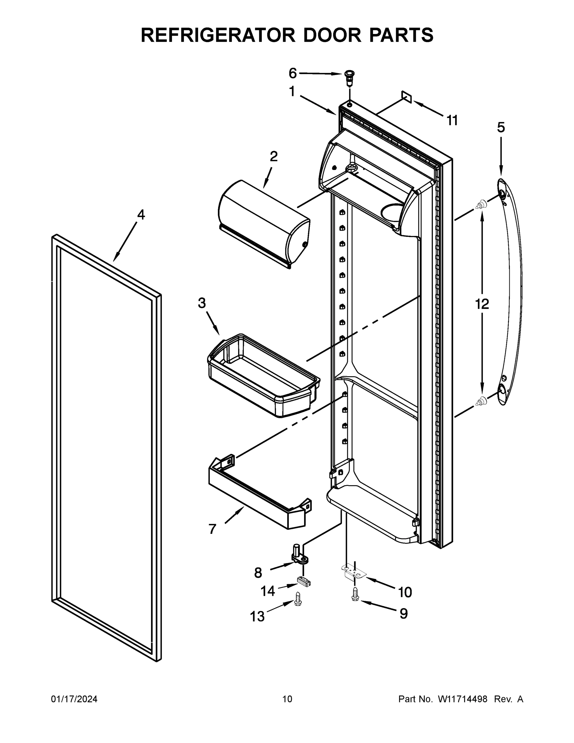 06 - REFRIGERATOR DOOR PARTS