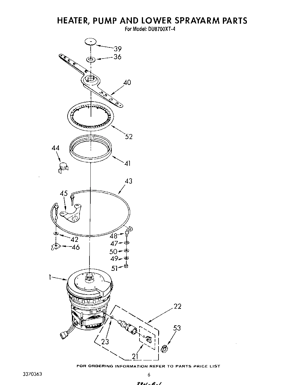 04 - HEATER, PUMP AND LOWER SPRAYARM