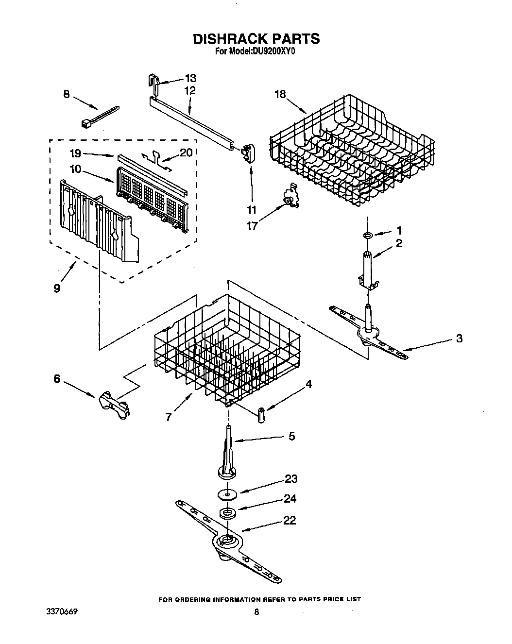 06 - DISHRACK, LIT/OPTIONAL