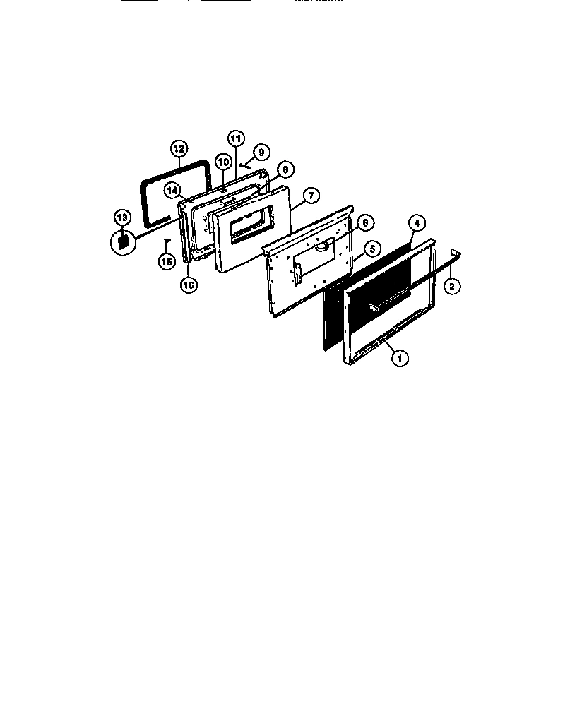 05 - OVEN DOOR, PANELS