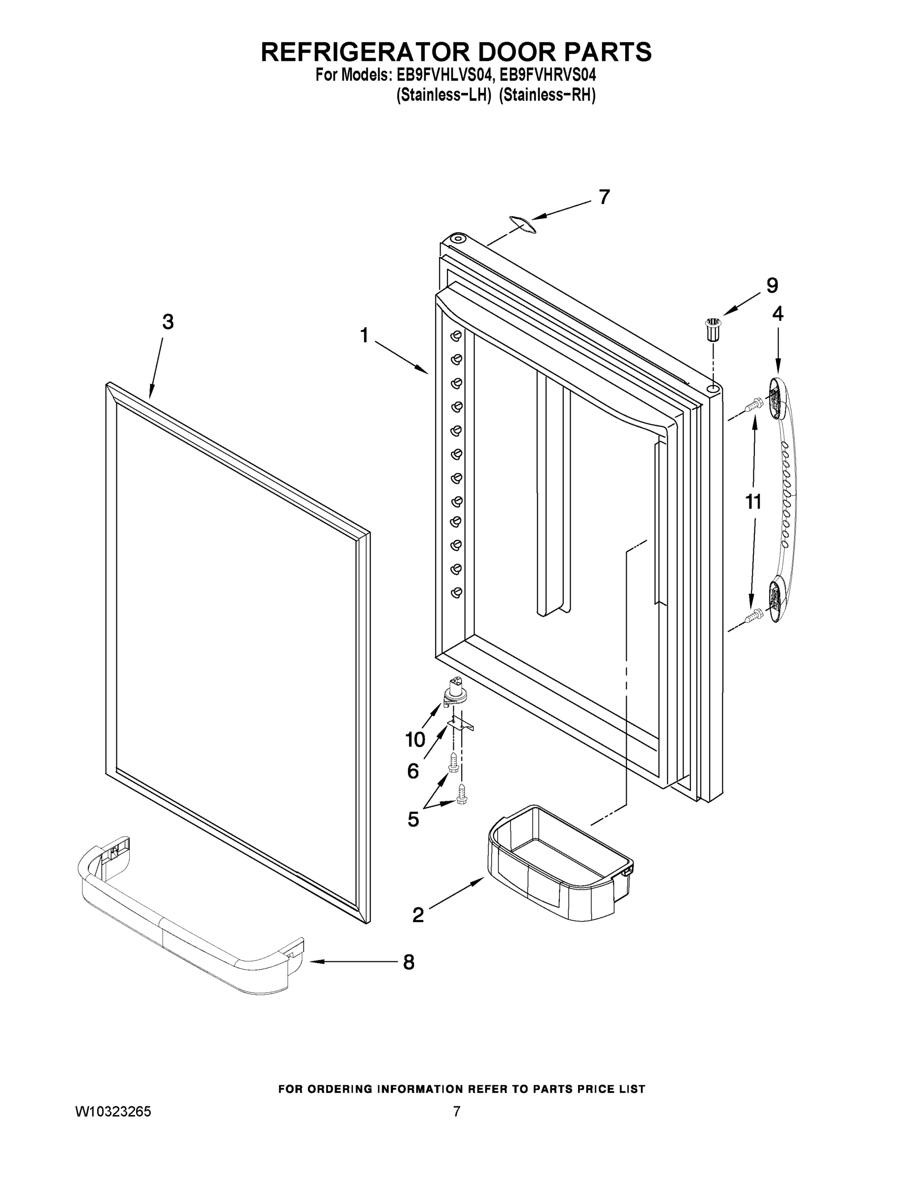 05 - REFRIGERATOR DOOR PARTS