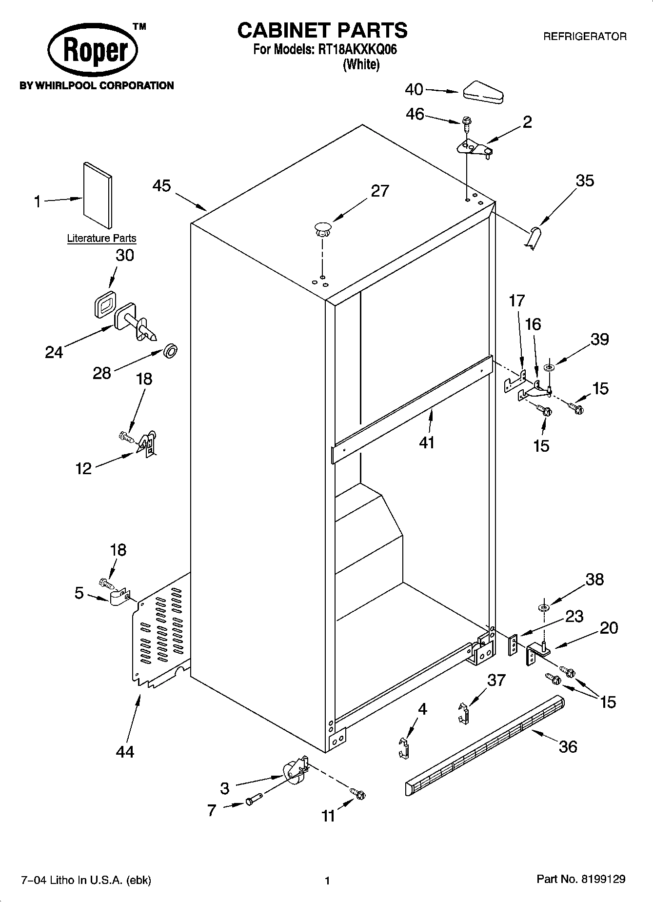 01 - CABINET PARTS