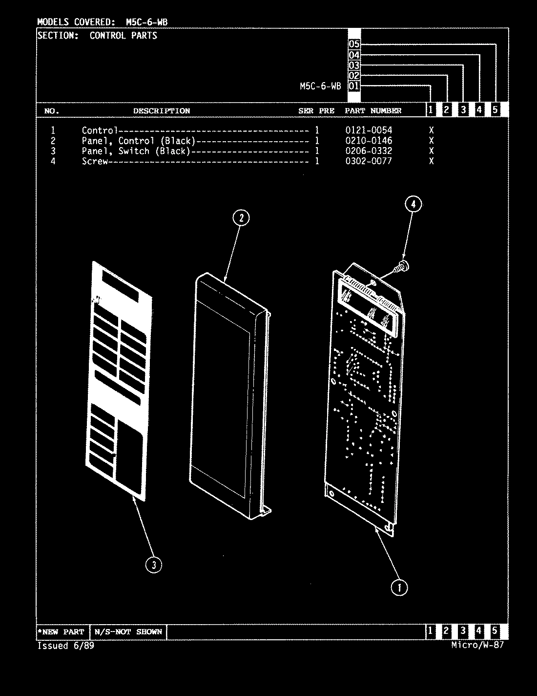 02 - CONTROL PANEL (M5C-6-WB)