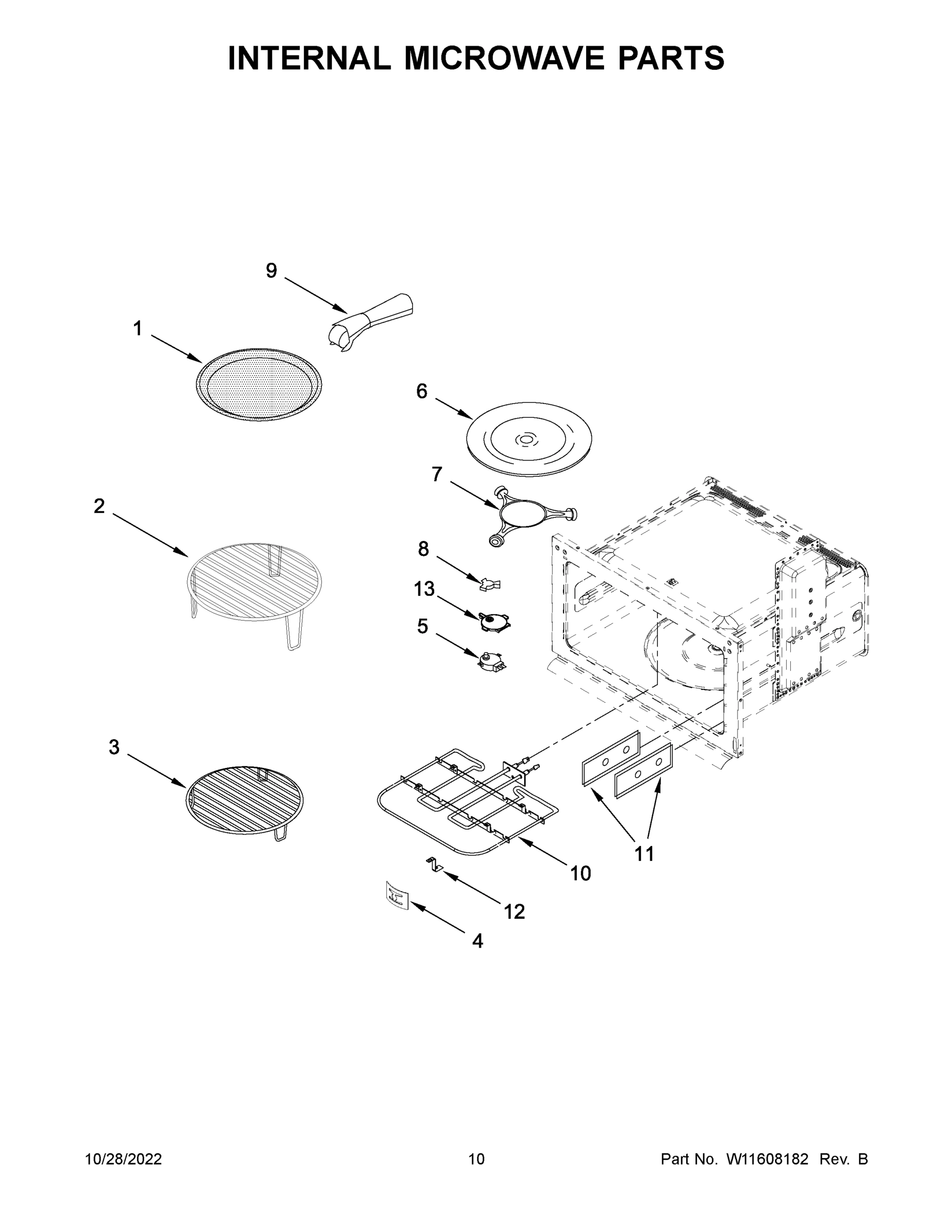 06 - INTERNAL MICROWAVE PARTS