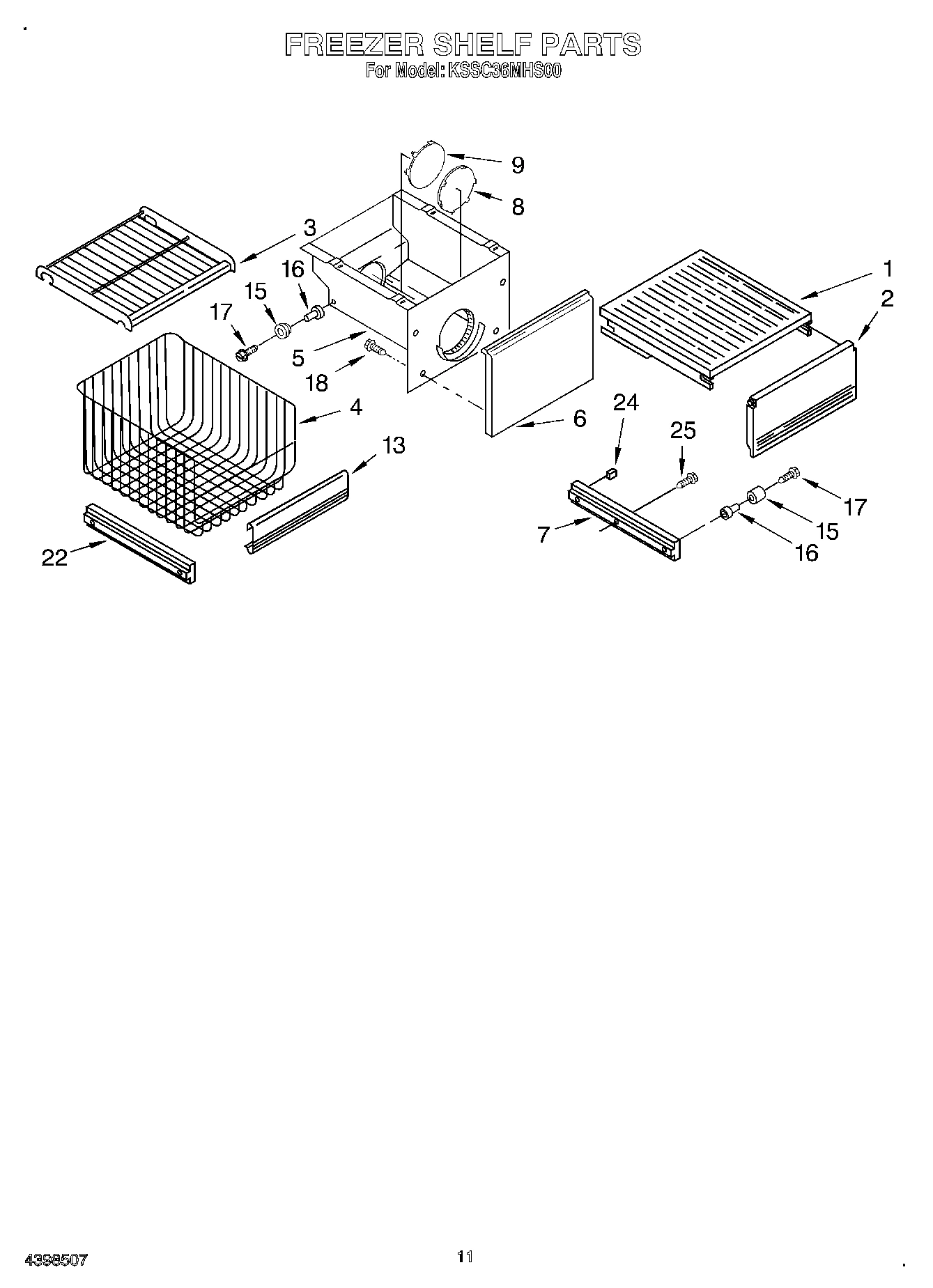08 - FREEZER SHELF