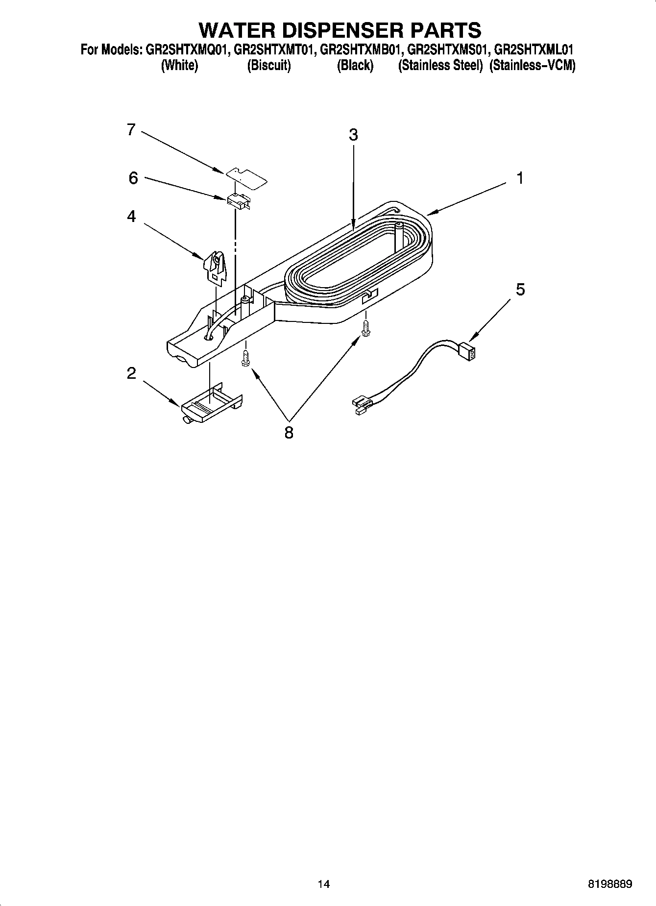 08 - WATER DISPENSER PARTS, OPTIONAL PARTS