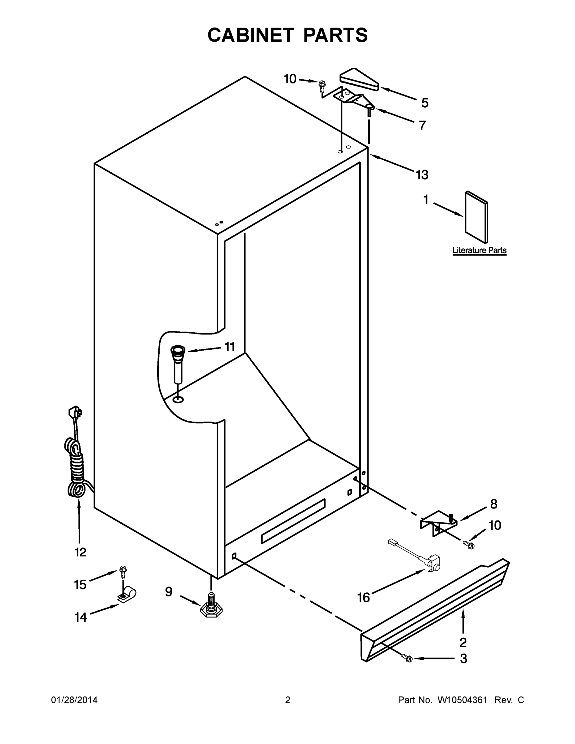 02 - CABINET PARTS