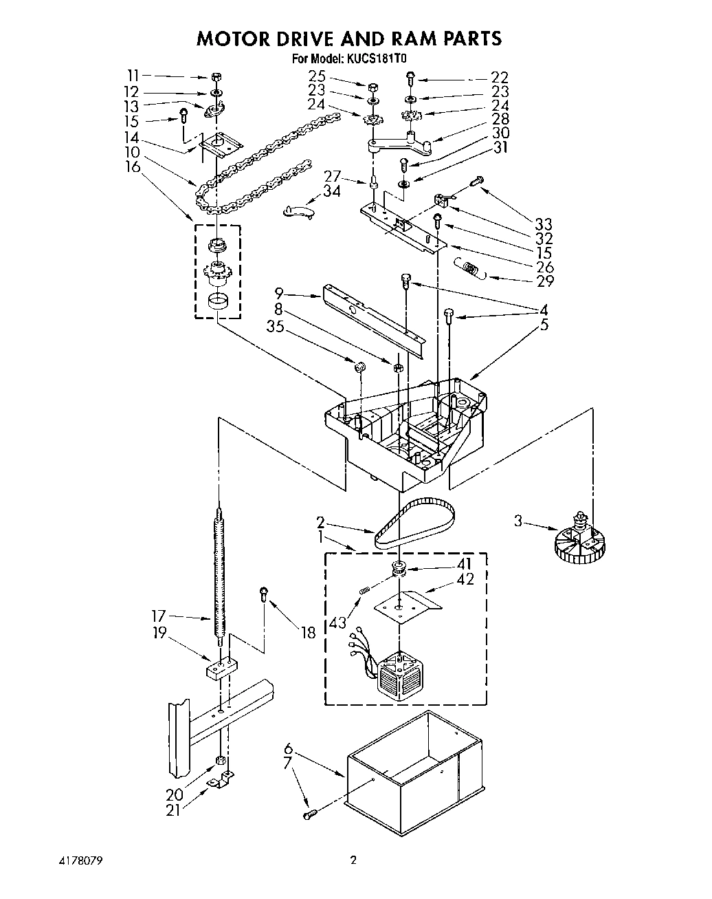 02 - MOTOR DRIVE AND RAM, LIT/OPTIONAL