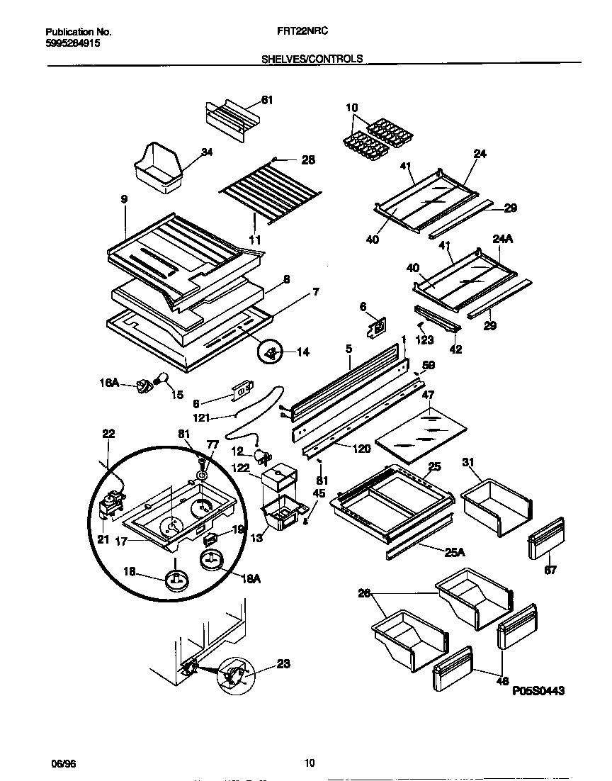 05 - SHELVES/CONTROLS
