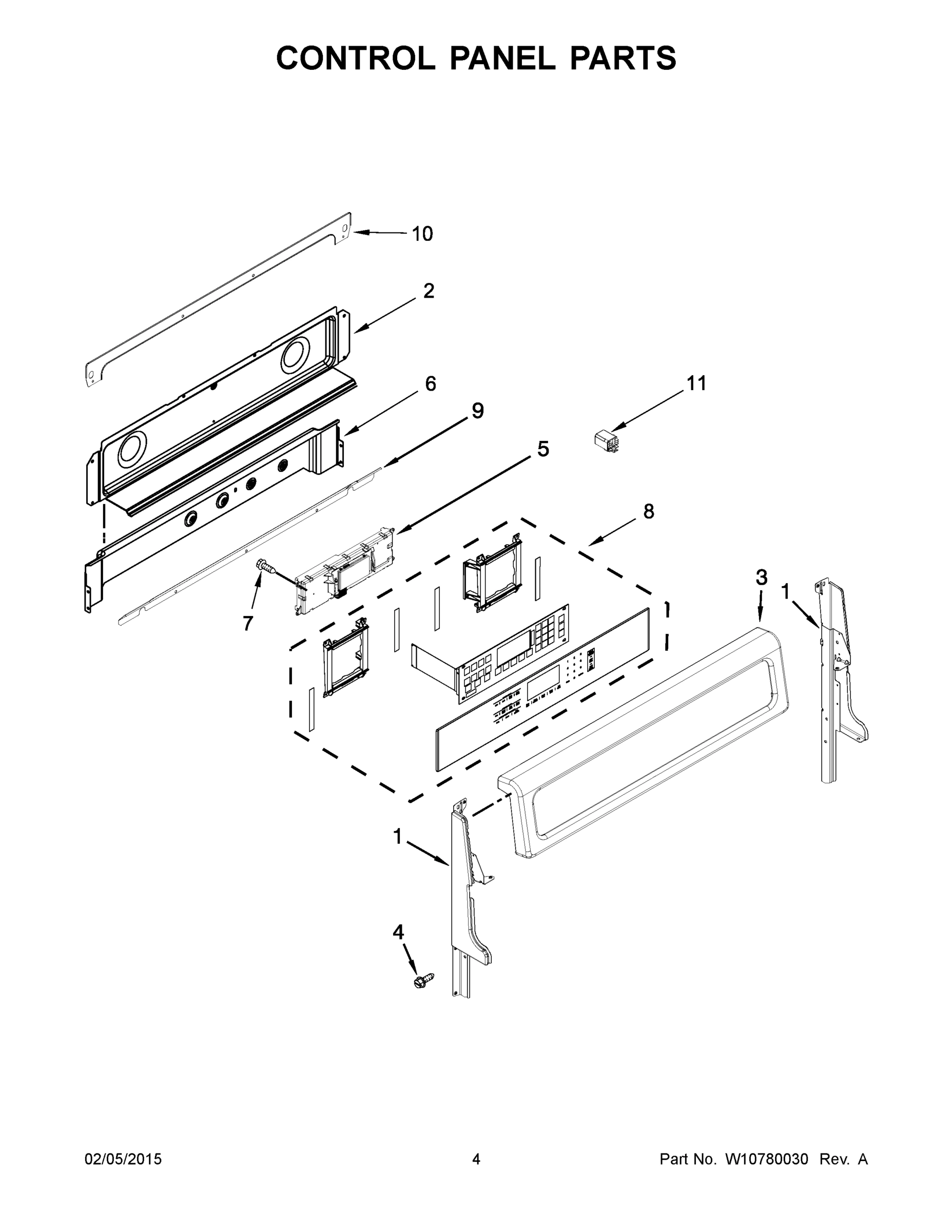 03 - CONTROL PANEL PARTS