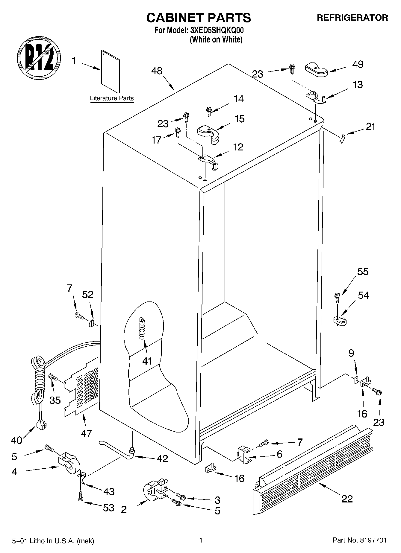 01 - CABINET, LITERATURE