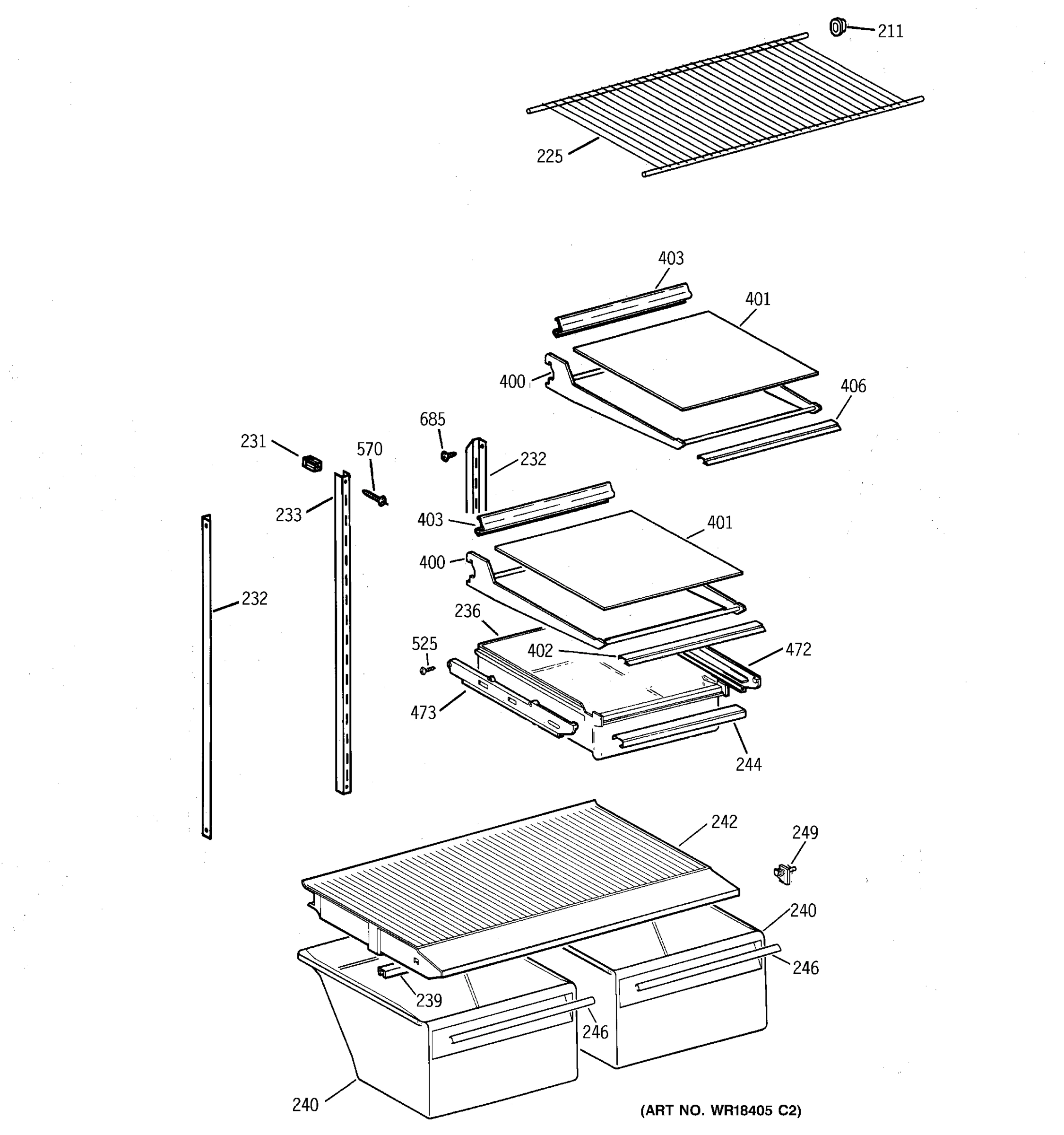 SHELF PARTS