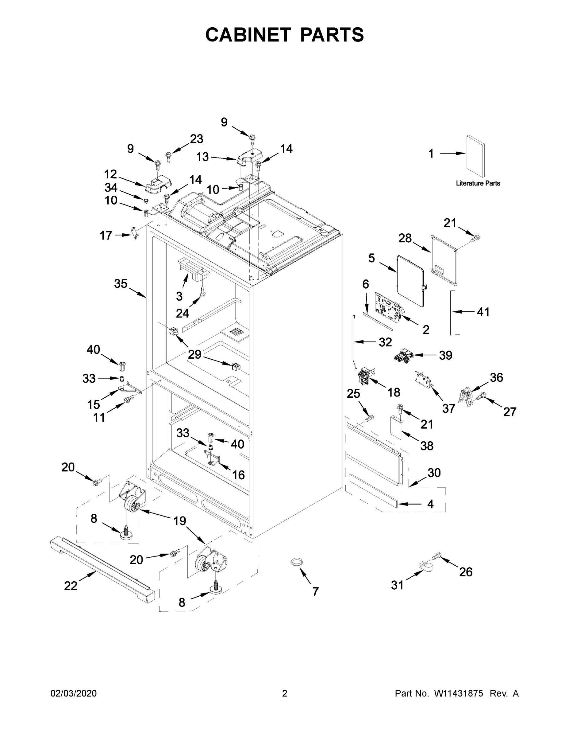 02 - CABINET PARTS