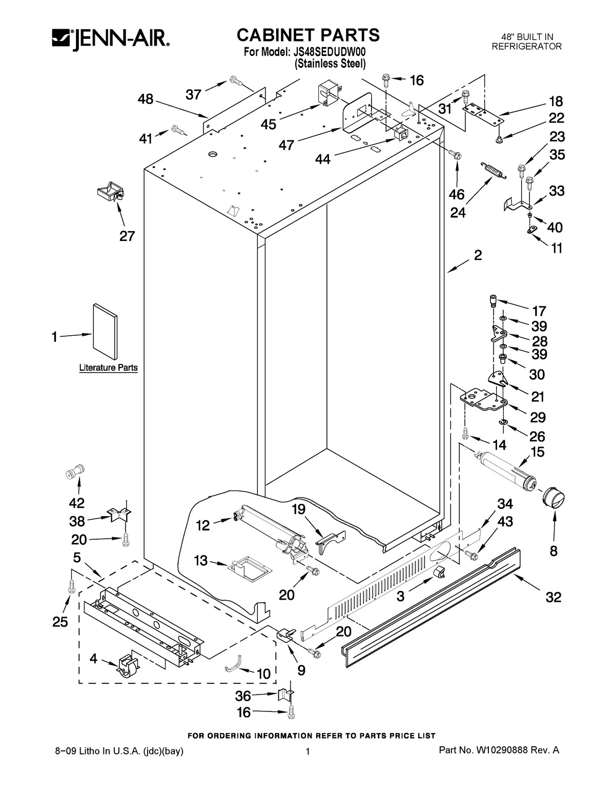 01 - CABINET PARTS