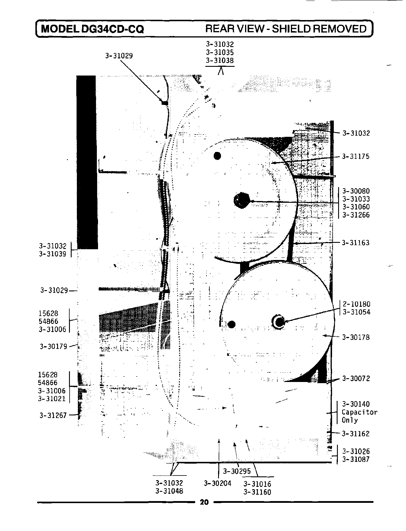 10 - REAR VIEW-SHIELD REMOVED