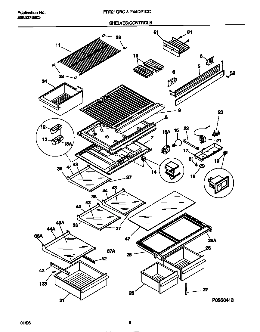 04 - SHELVES/CONTROLS