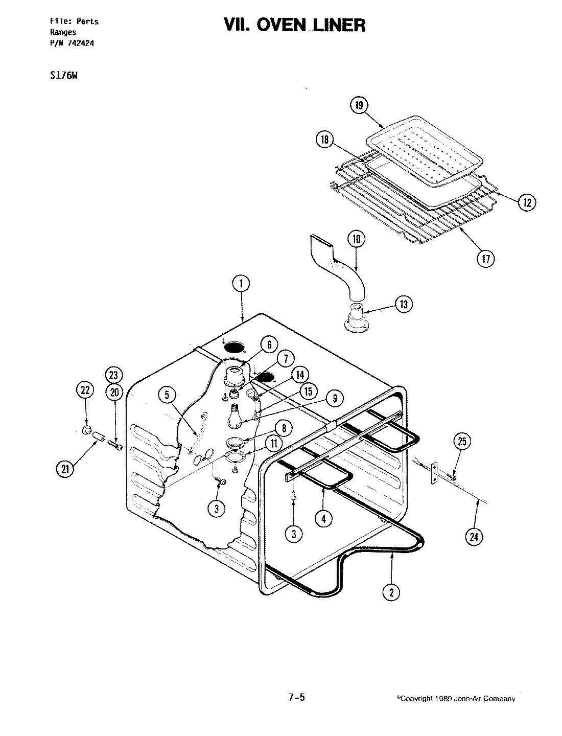 09 - OVEN LINER (S176W)