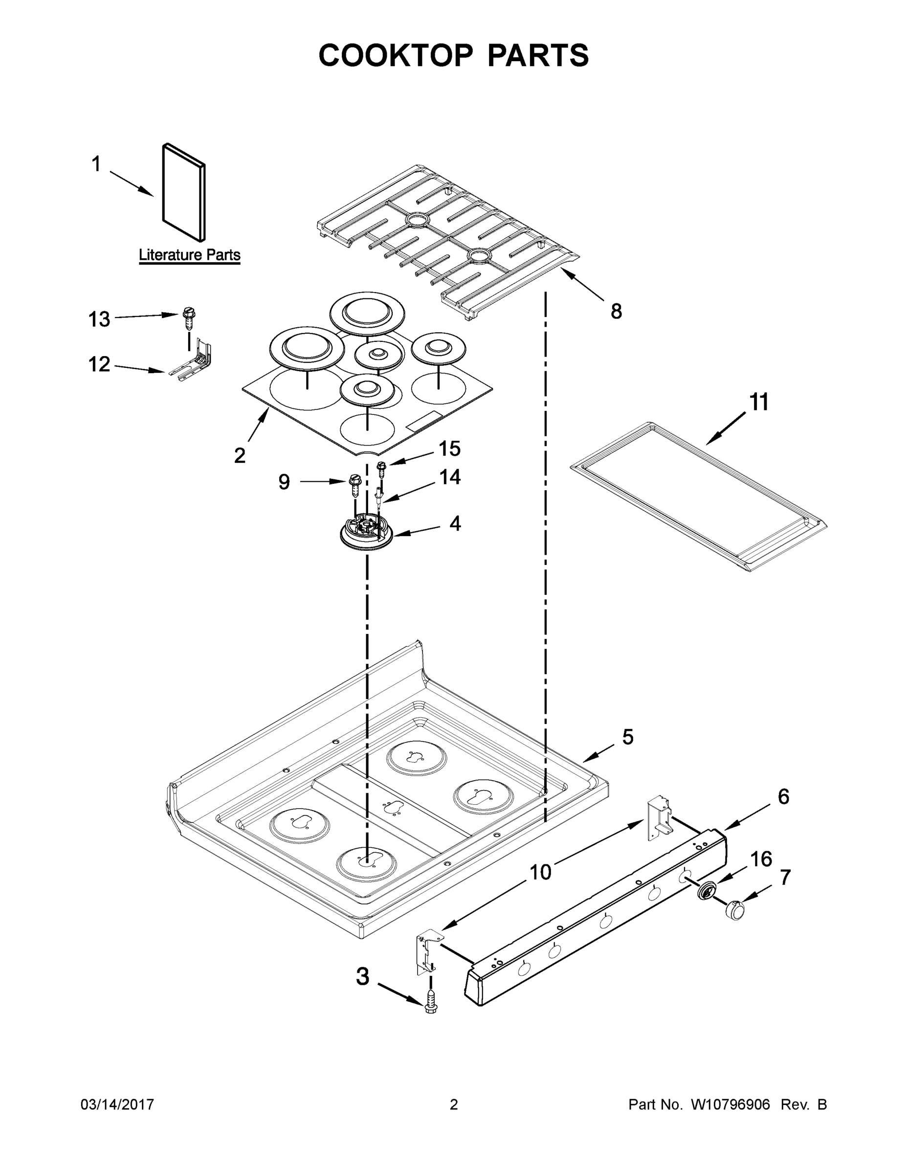 02 - COOKTOP PARTS