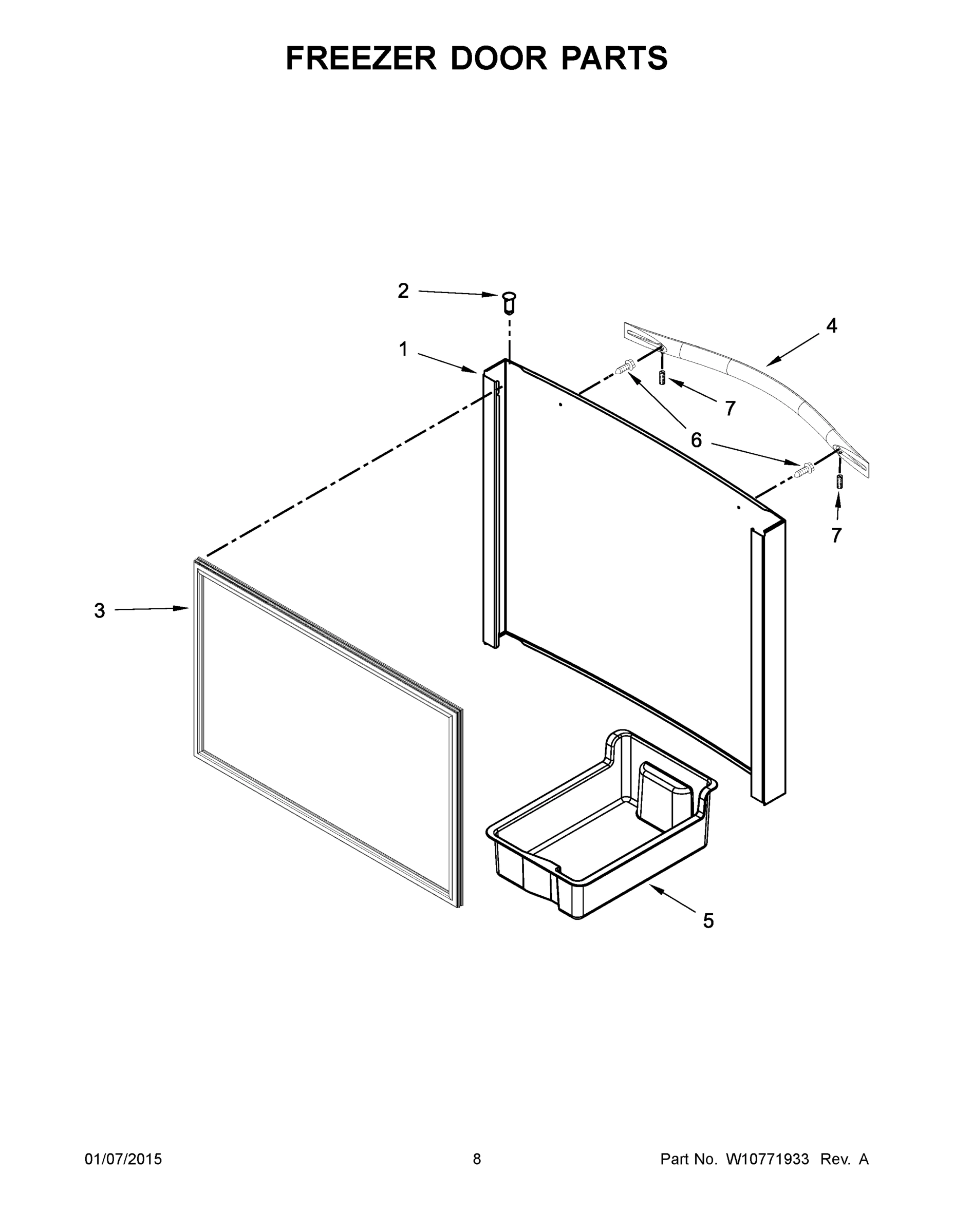 05 - FREEZER DOOR PARTS