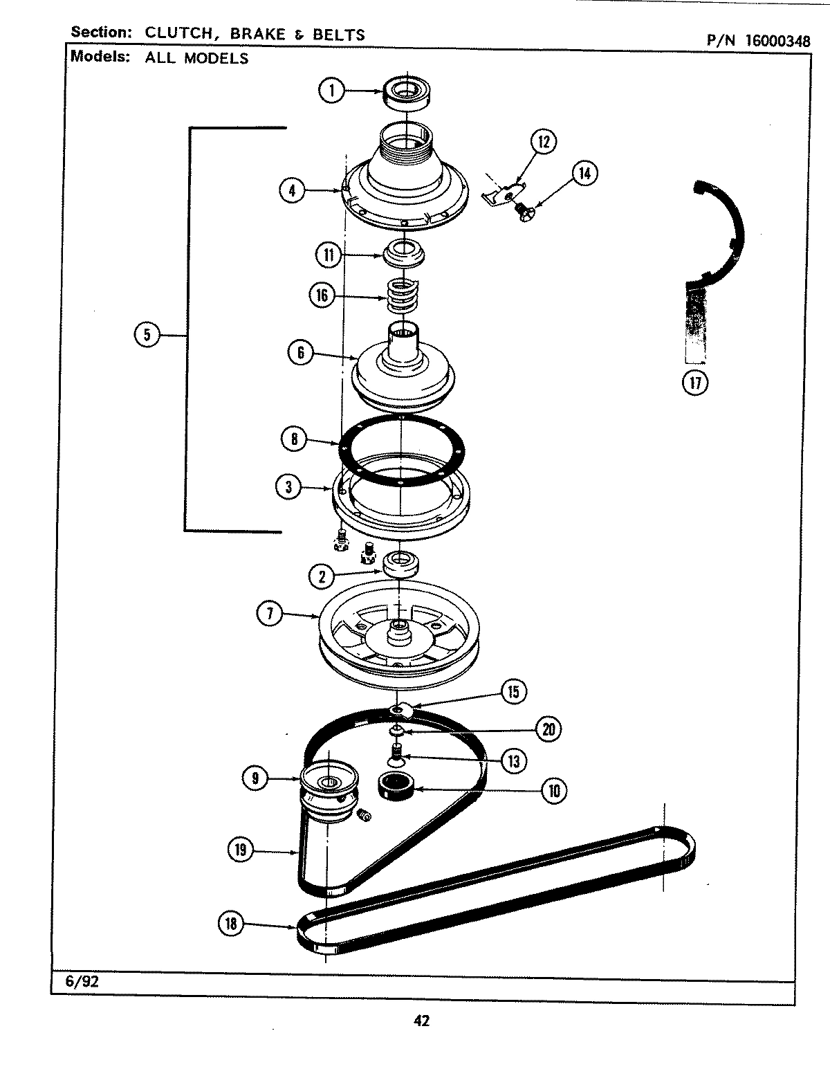 03 - CLUTCH, BRAKE & BELTS