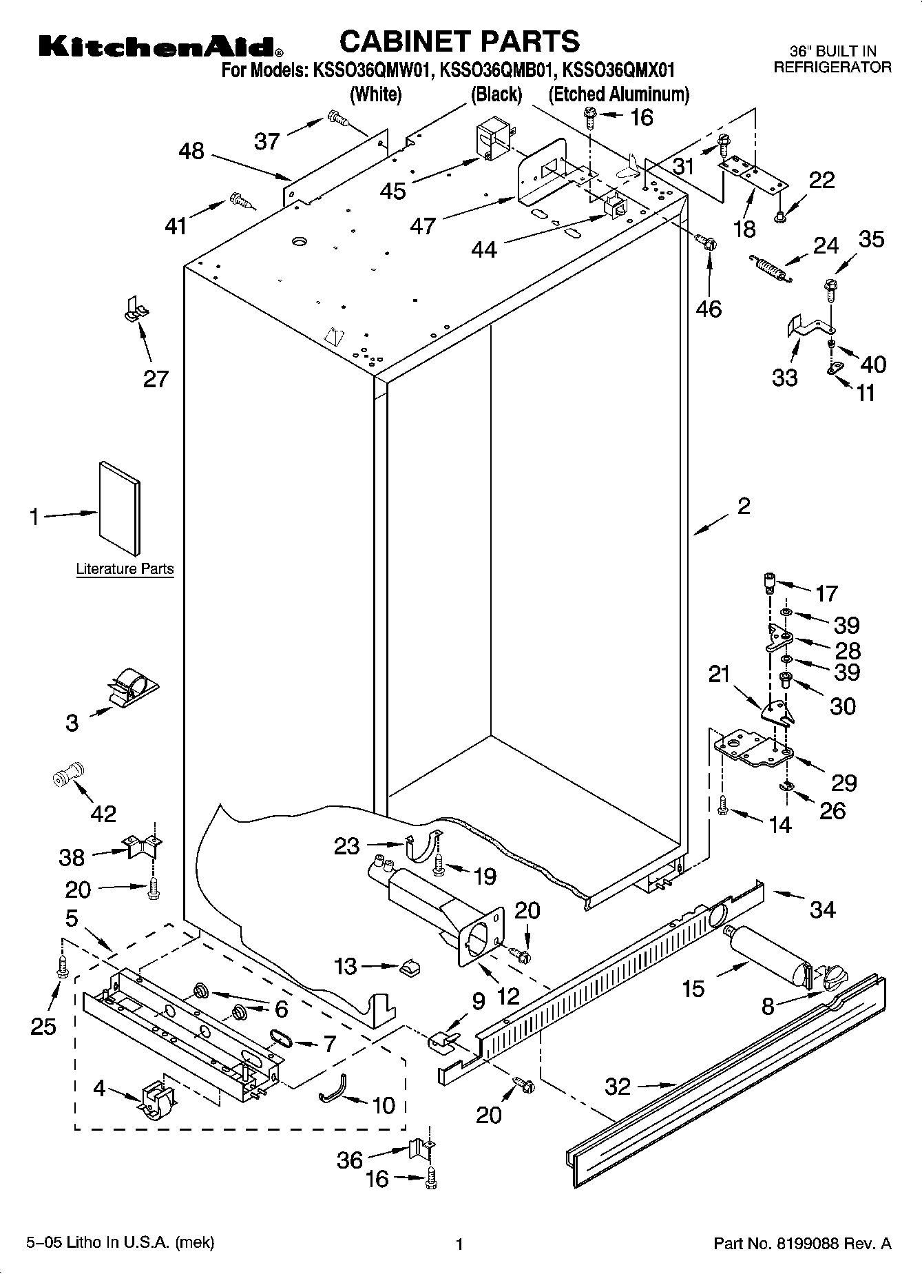 01 - CABINET PARTS