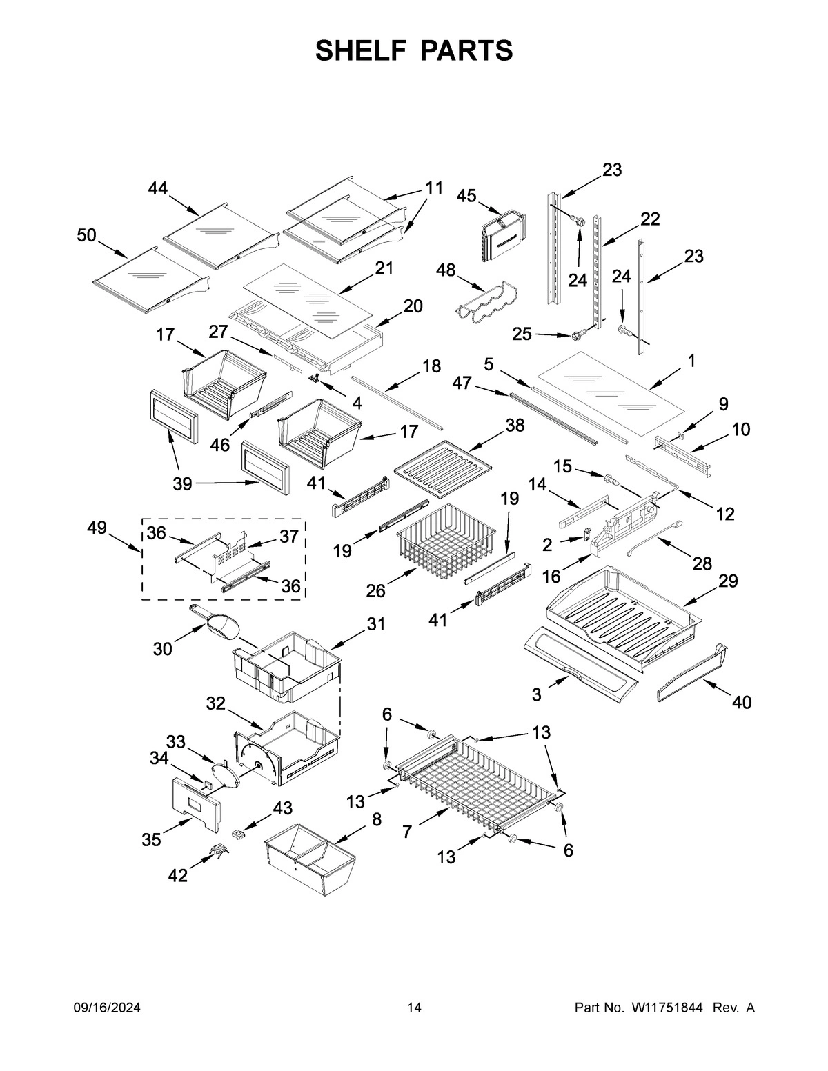 08 - SHELF PARTS