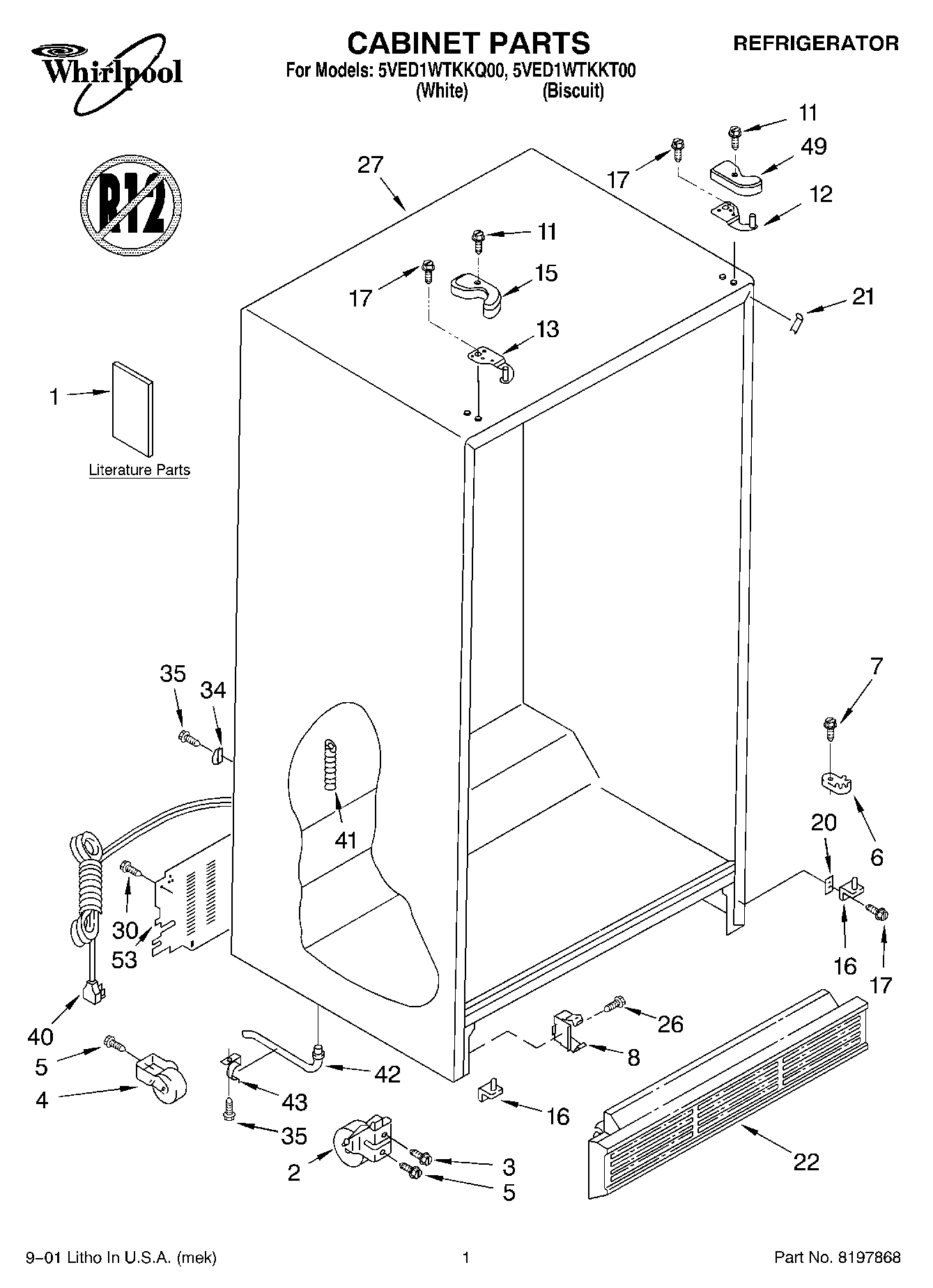 01 - CABINET, LITERATURE