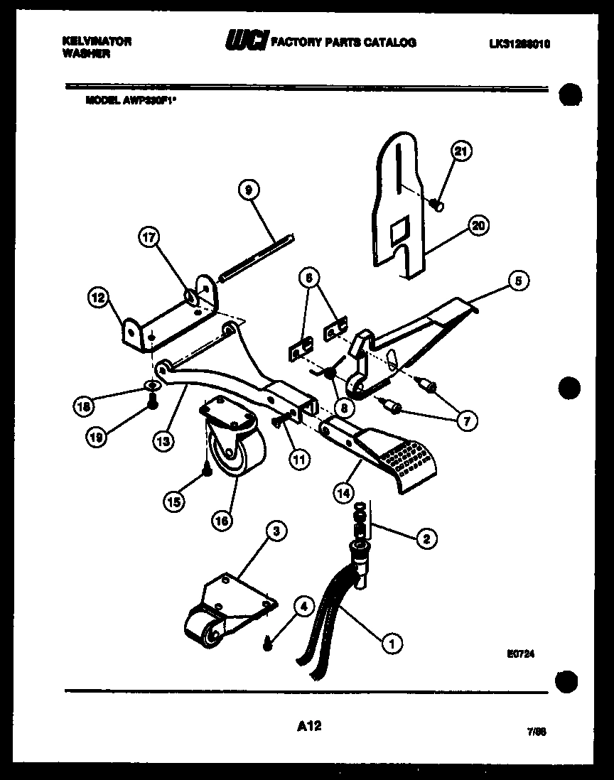 07 - PORTABLE WASHER COMPONENTS