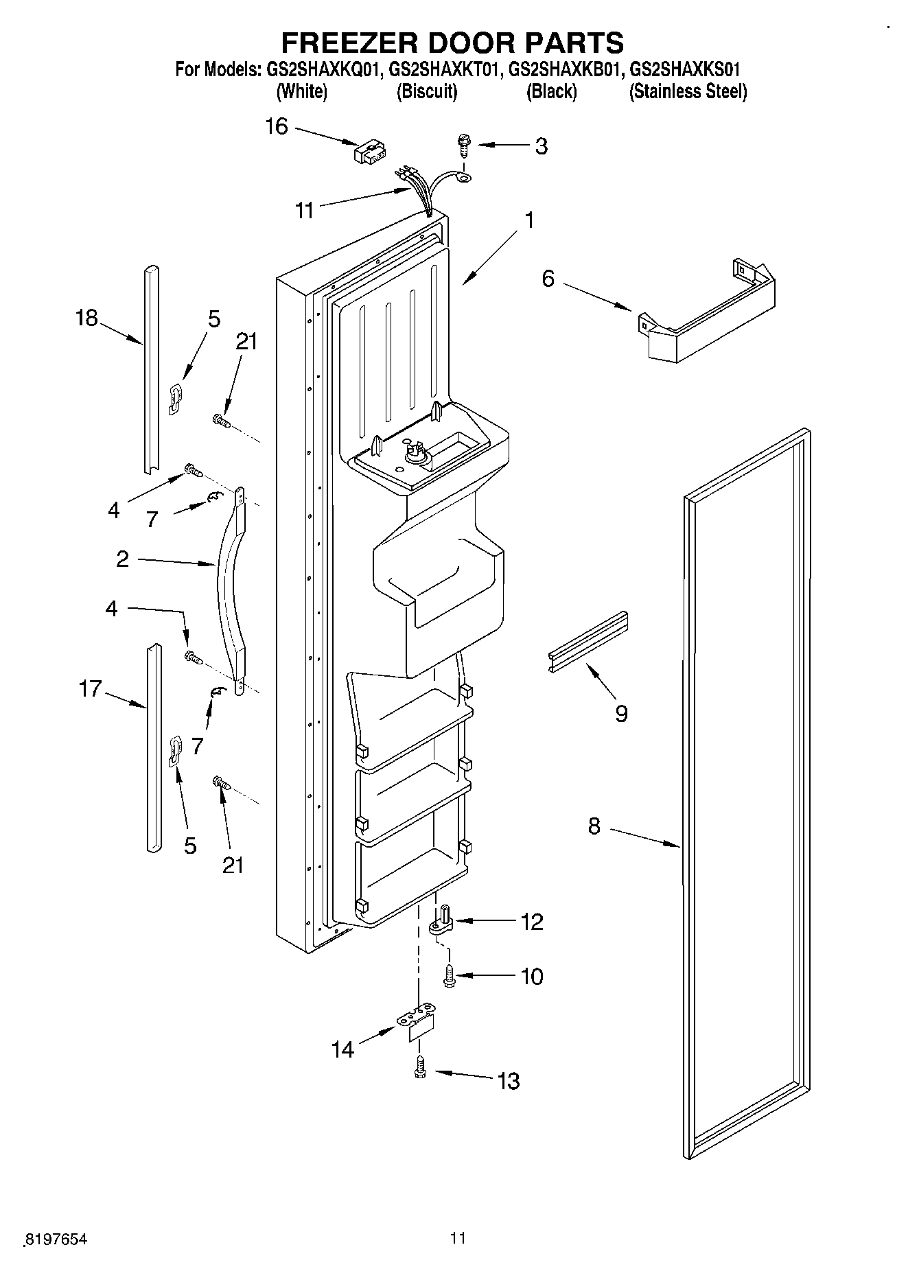 07 - FREEZER DOOR