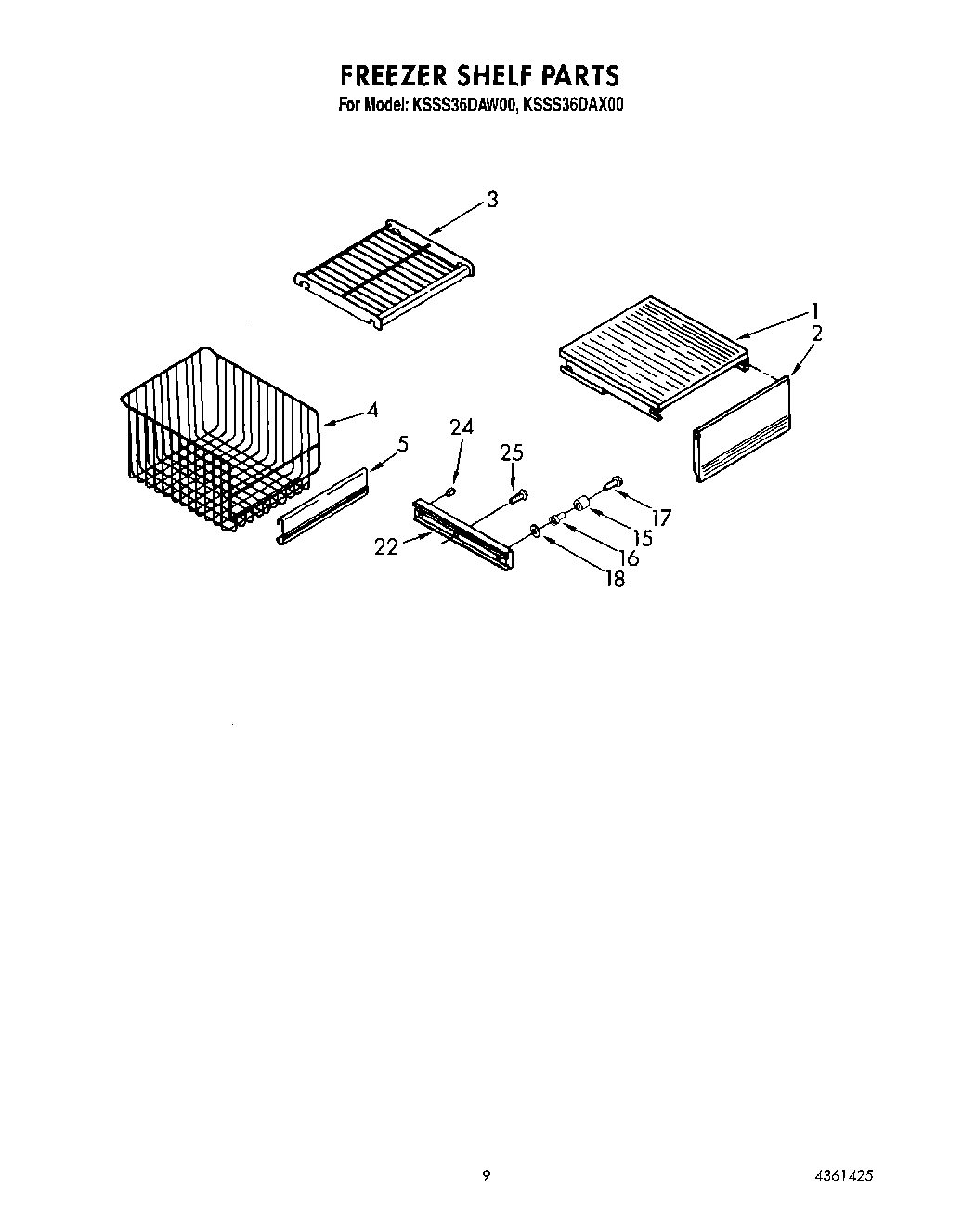 08 - FREEZER SHELF